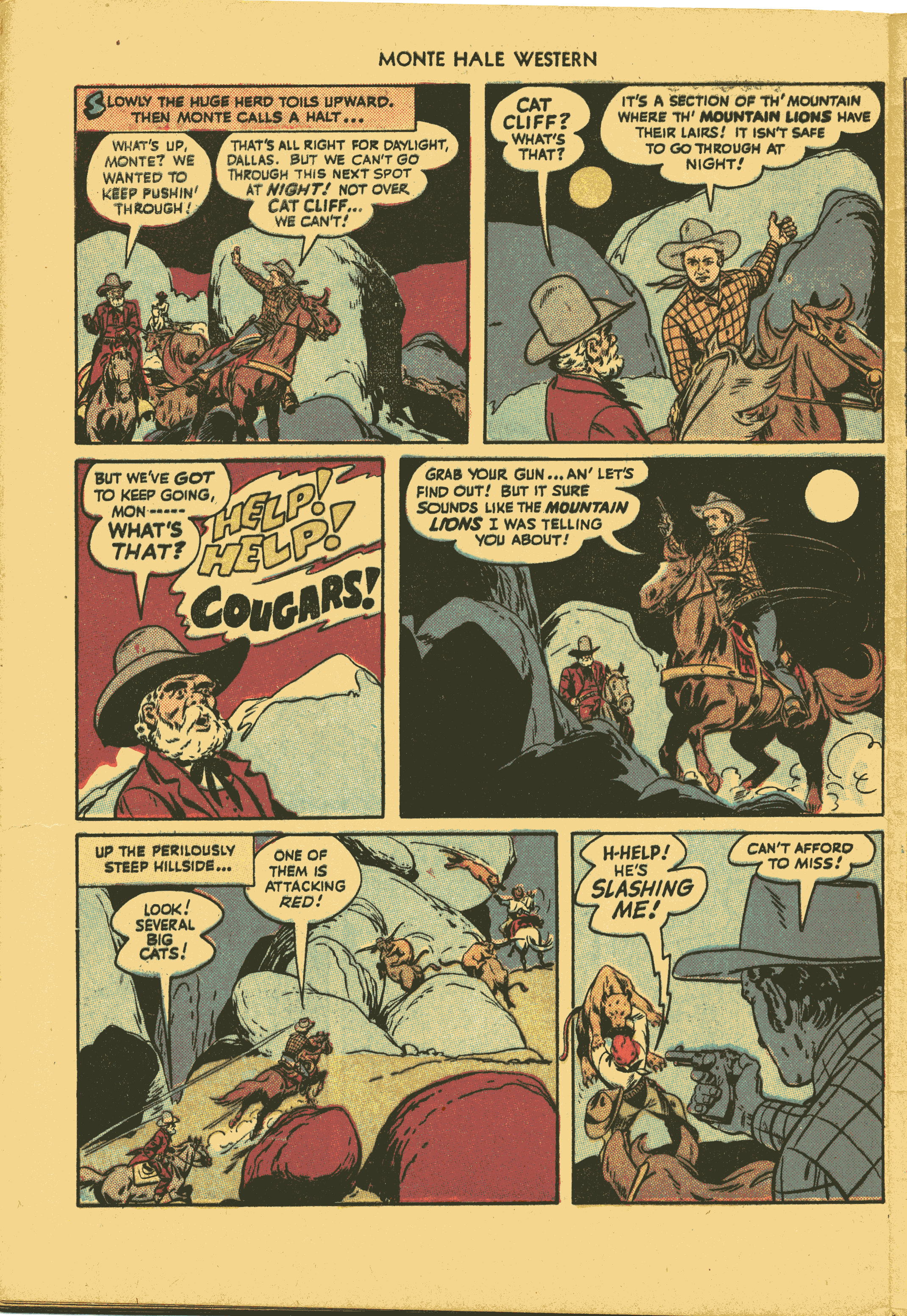 Read online Monte Hale Western comic -  Issue #31 - 44