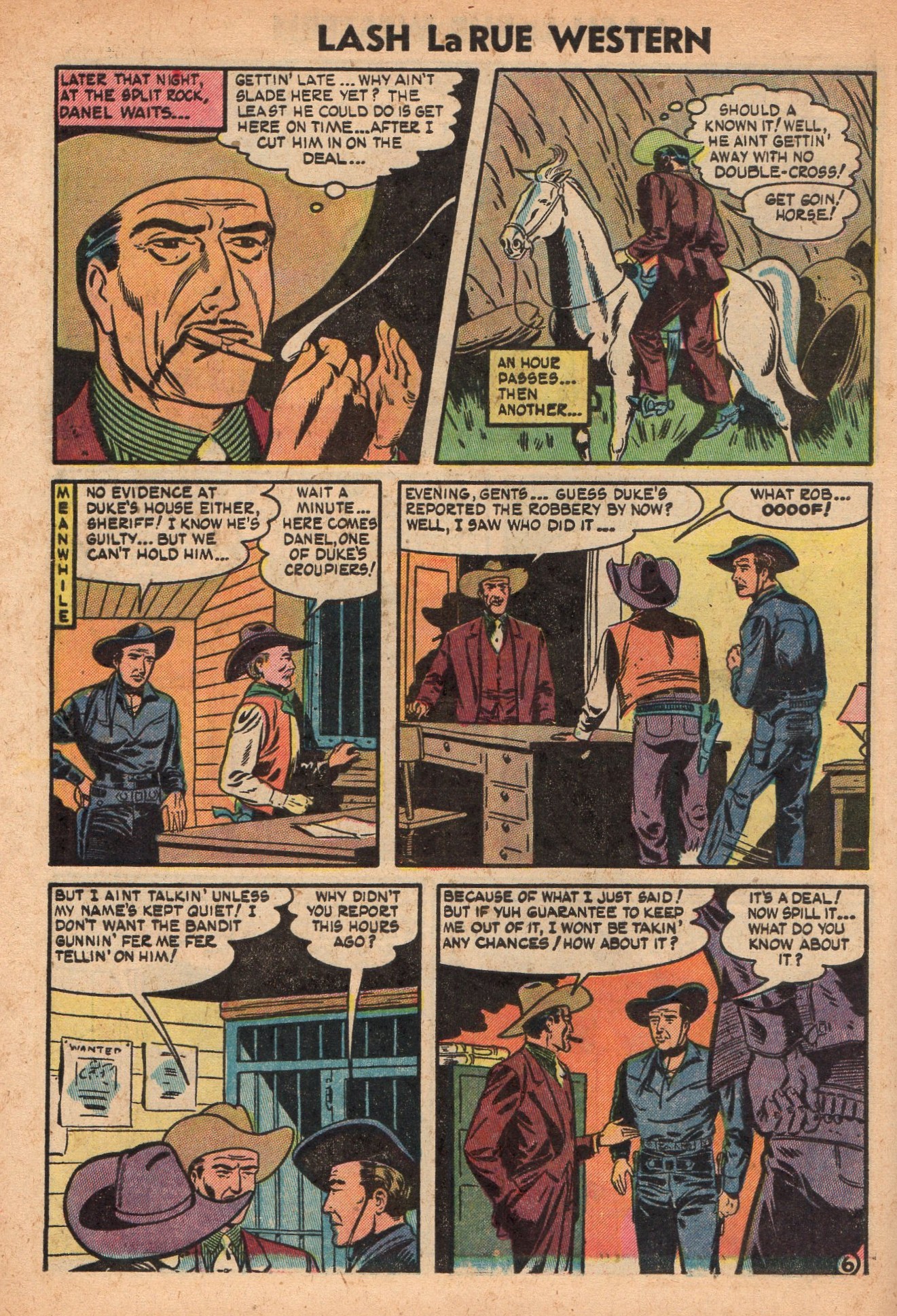 Read online Lash Larue Western (1949) comic -  Issue #49 - 8