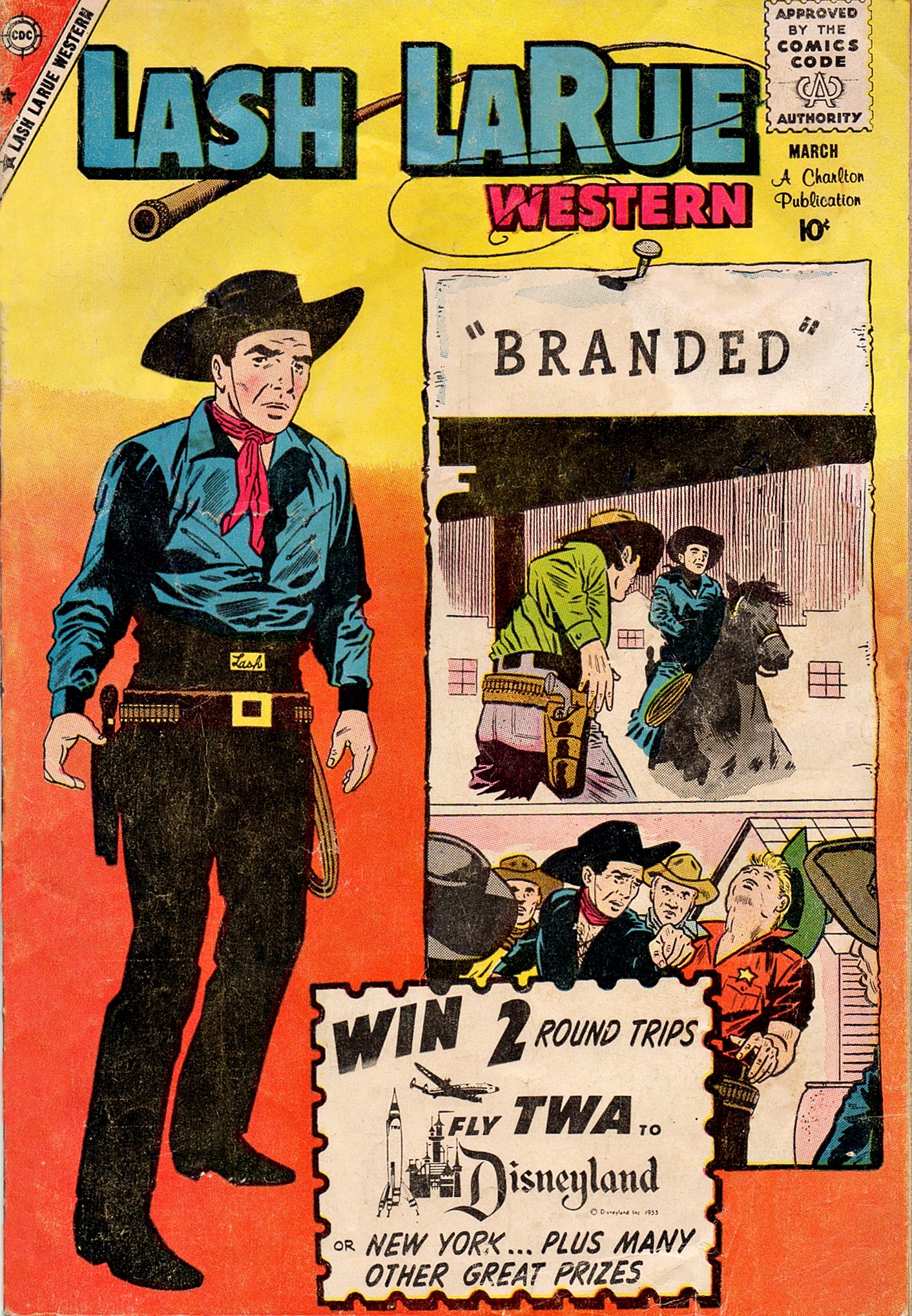 Read online Lash Larue Western (1949) comic -  Issue #77 - 1