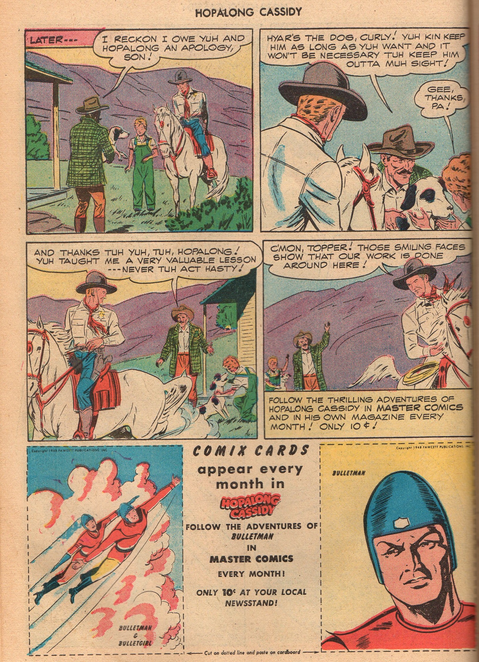 Read online Hopalong Cassidy comic -  Issue #19 - 22