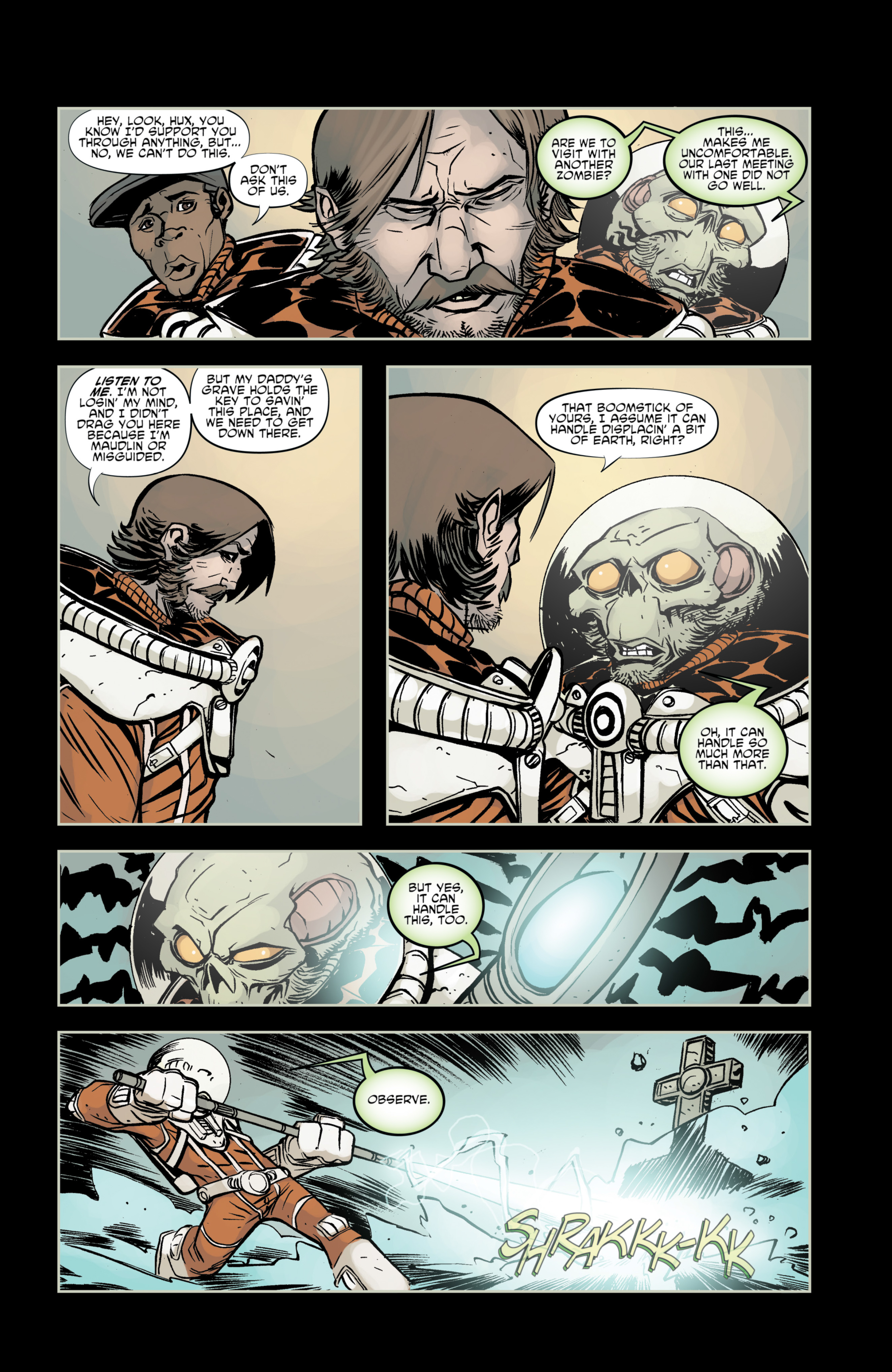 Read online The Colonized: Zombies vs. Aliens comic -  Issue # TPB - 56
