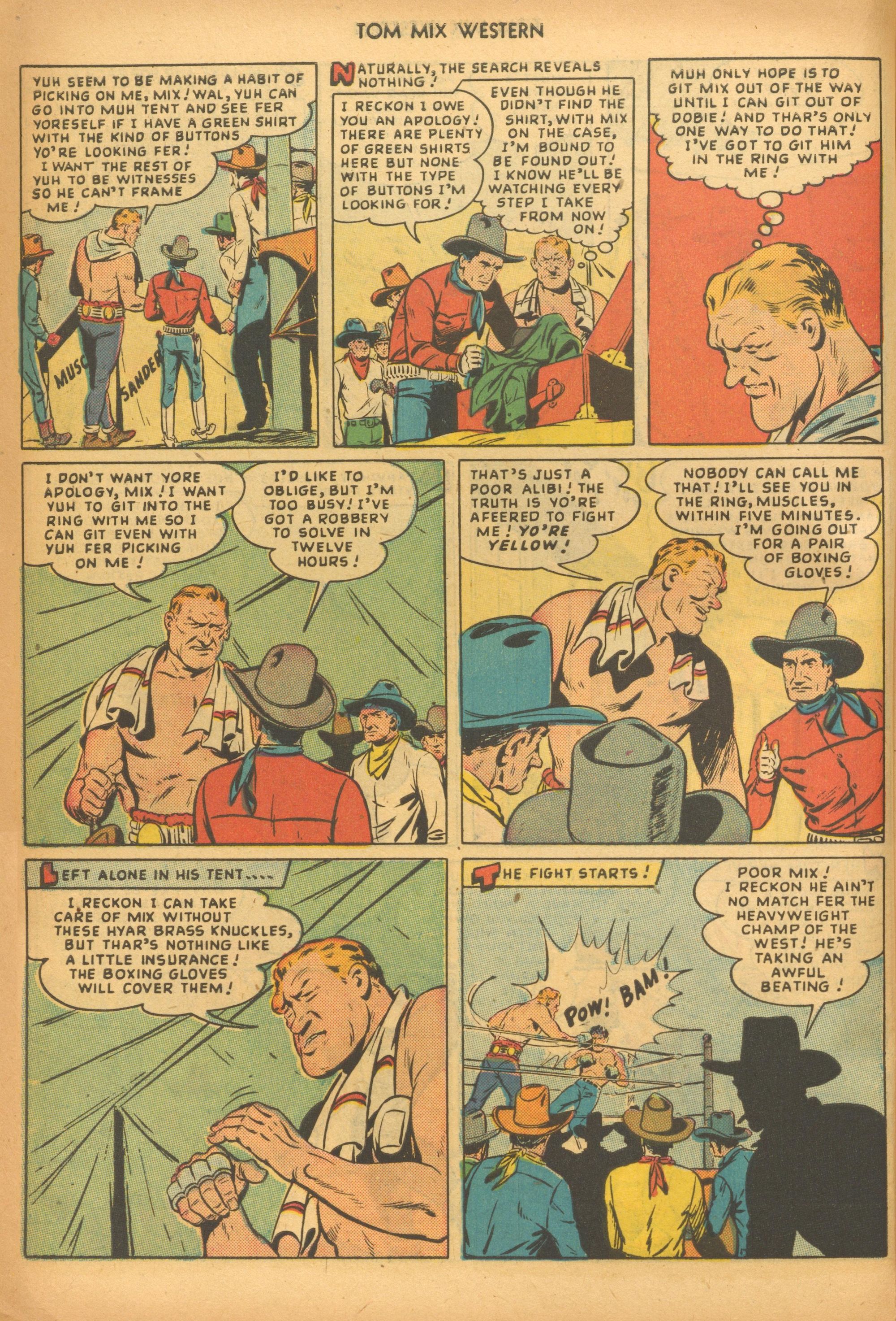 Read online Tom Mix Western (1948) comic -  Issue #20 - 20