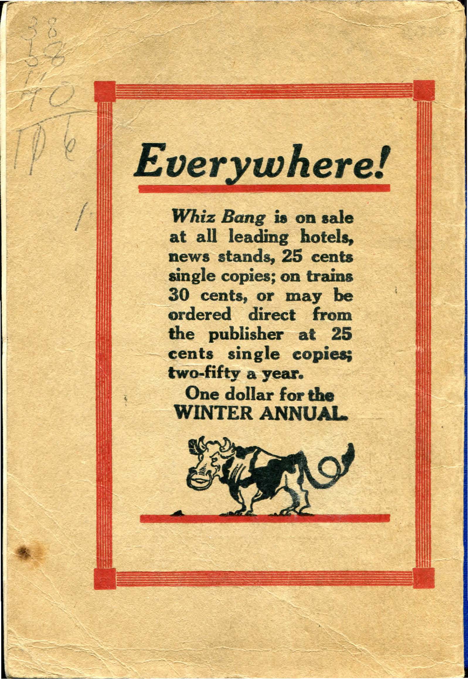 Read online Captain Billy's Whiz Bang comic -  Issue #32 - 67