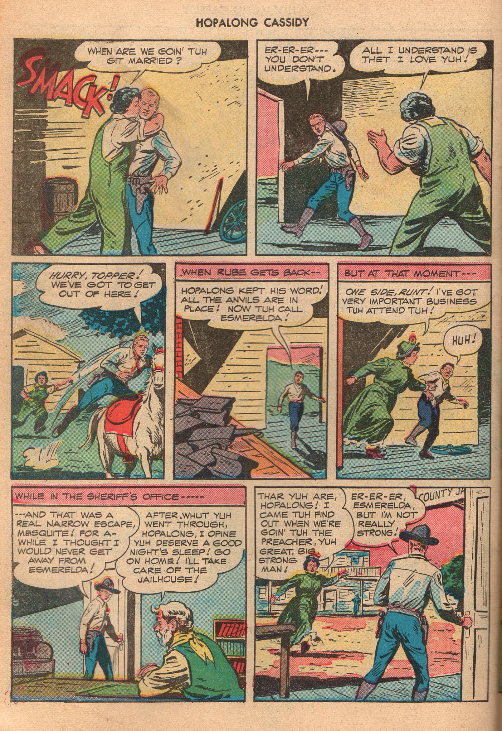 Read online Hopalong Cassidy comic -  Issue #19 - 34