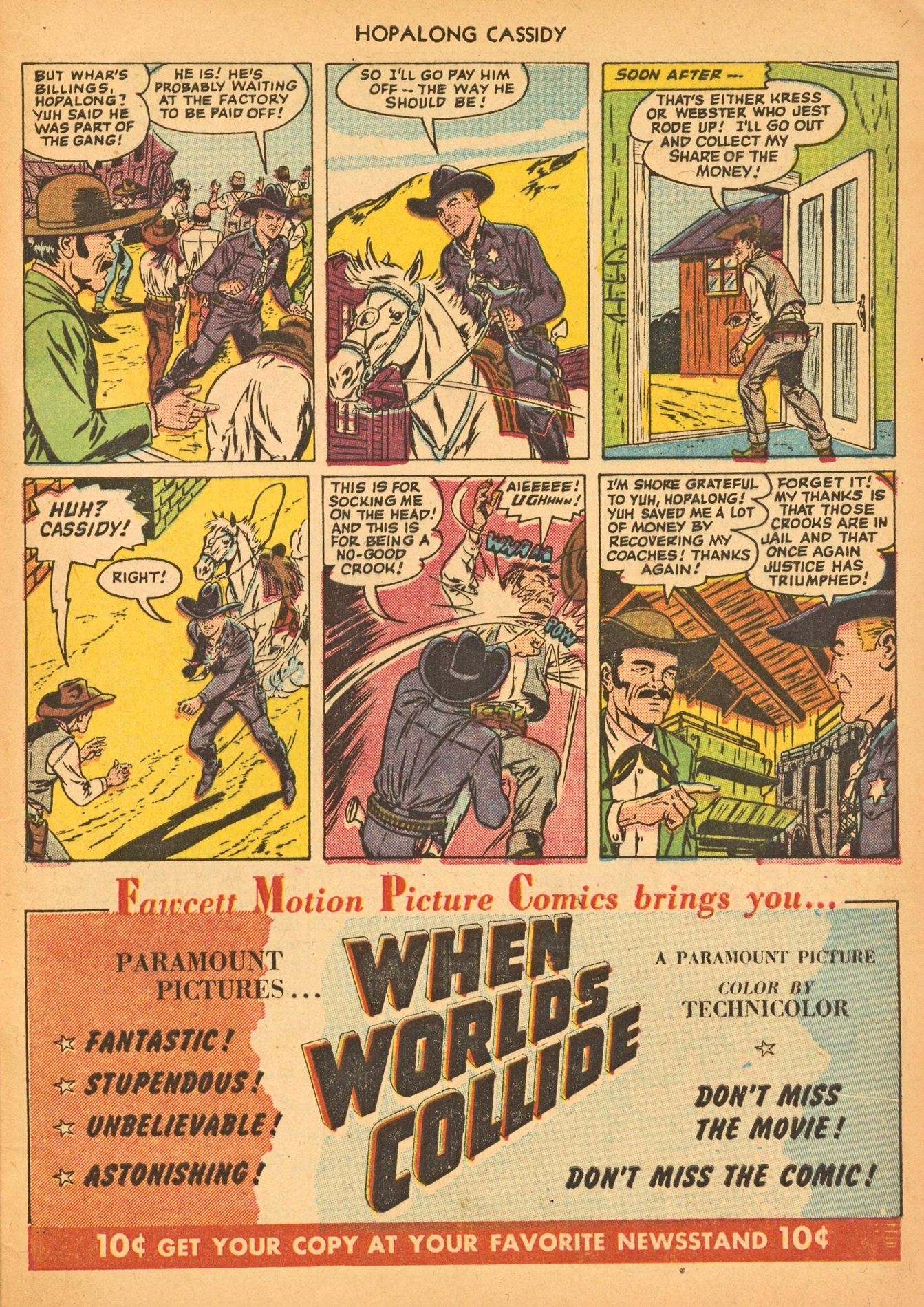 Read online Hopalong Cassidy comic -  Issue #66 - 33