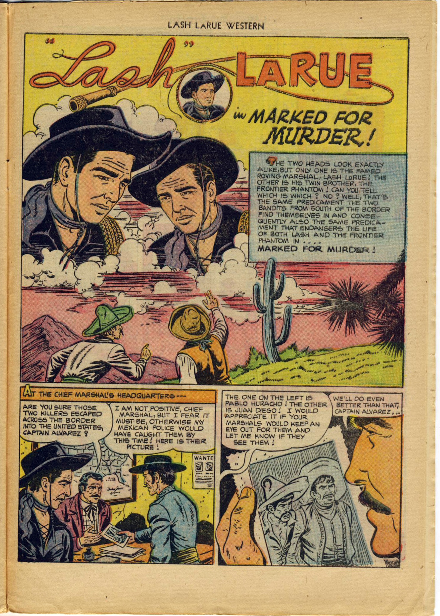 Read online Lash Larue Western (1949) comic -  Issue #29 - 29