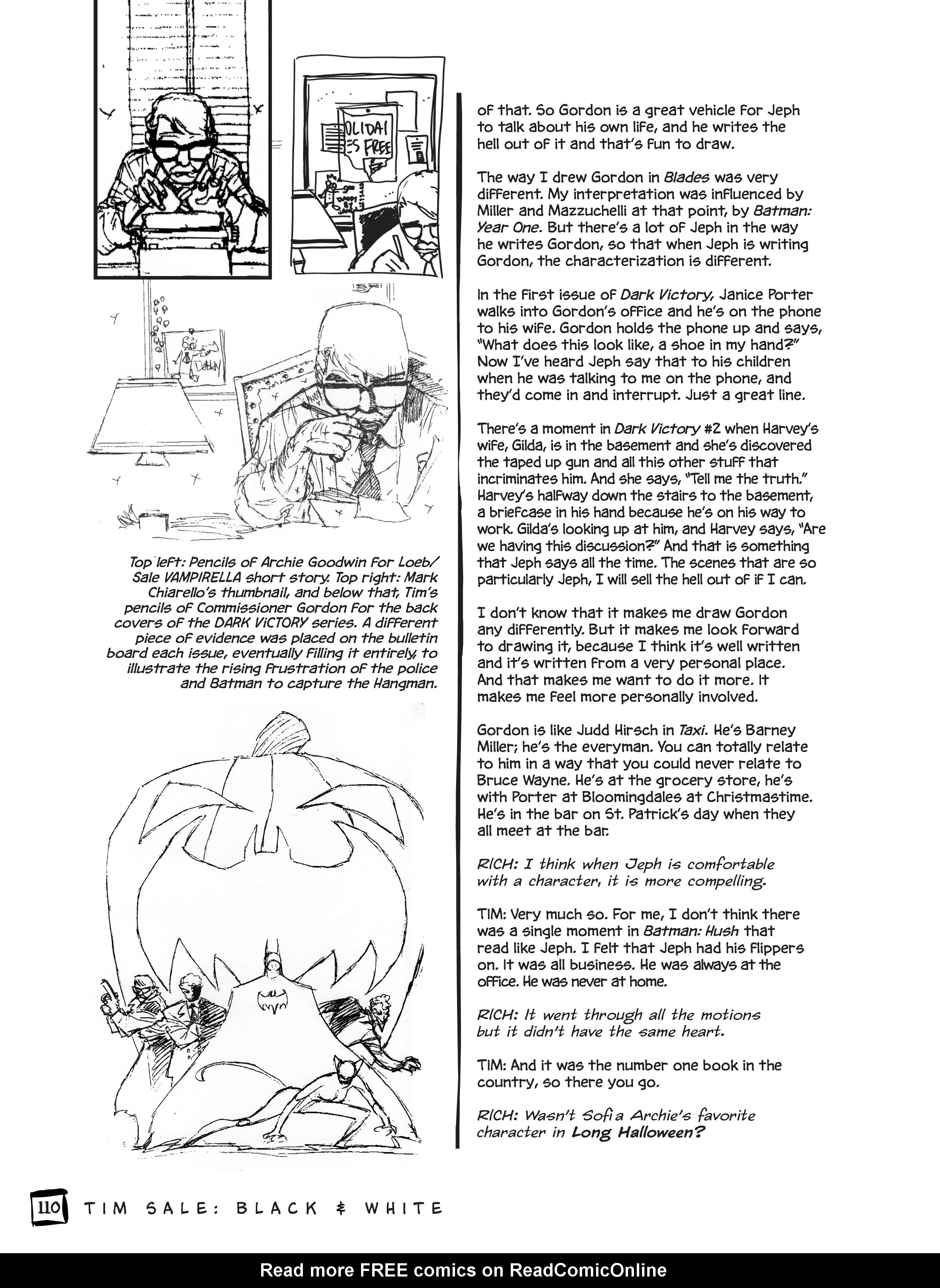 Read online Drawing Heroes in the Backyard: Tim Sale Black and White, Revised and Expanded comic -  Issue # TPB (Part 1) - 99