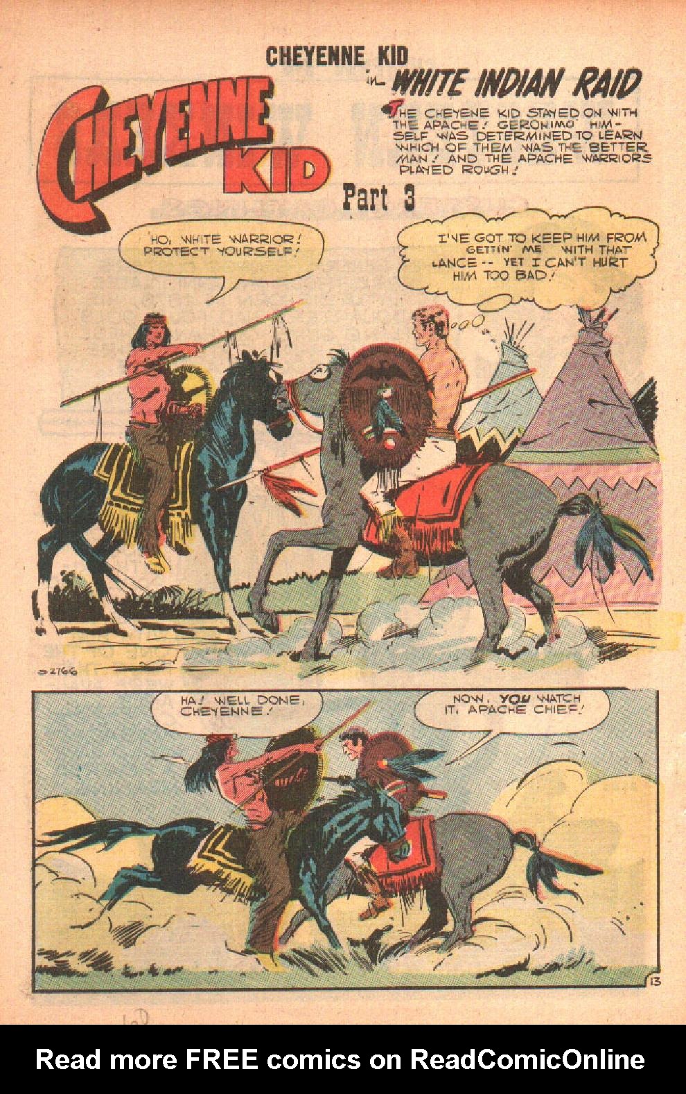 Read online Cheyenne Kid comic -  Issue #11 - 60