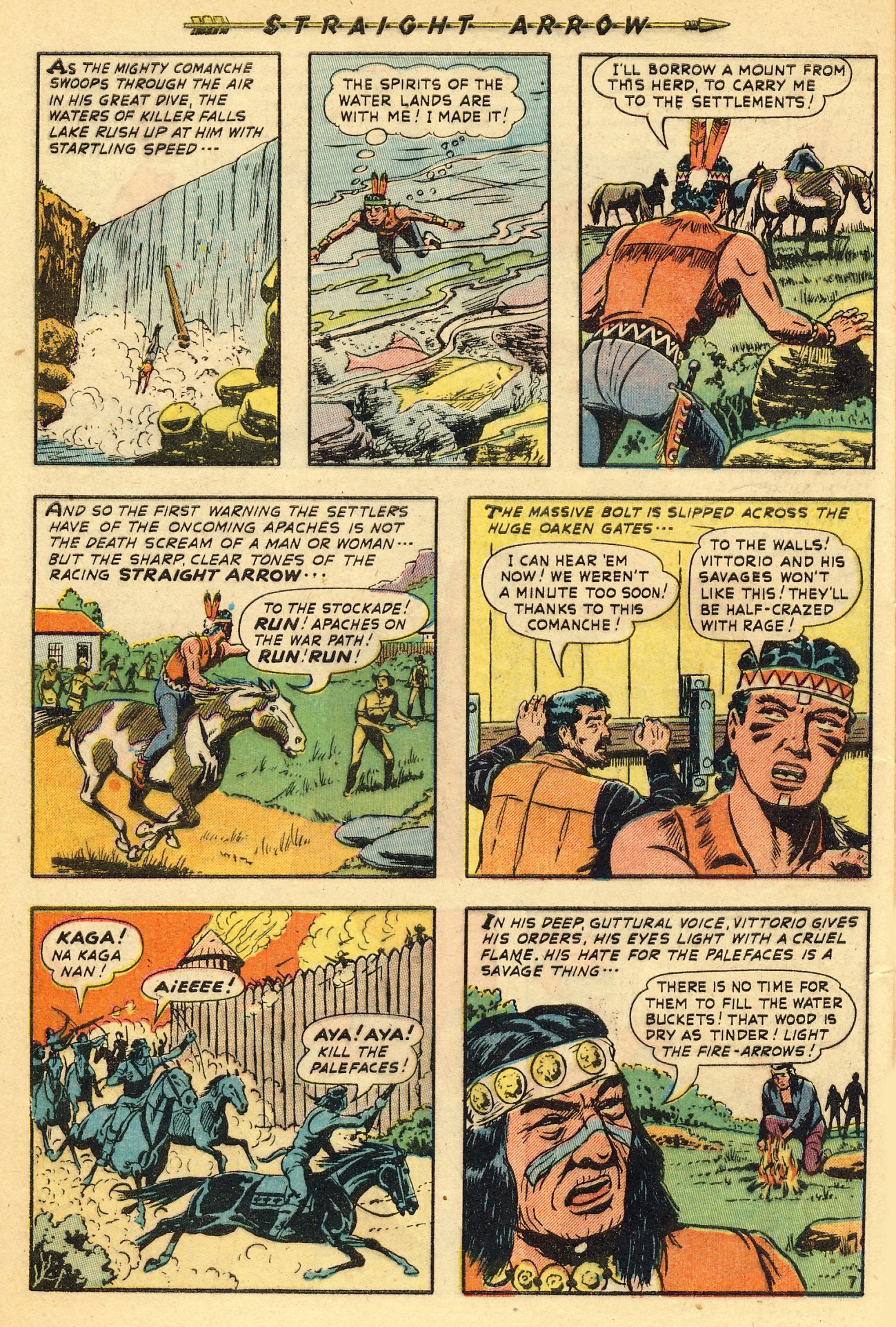 Read online Straight Arrow comic -  Issue #12 - 32