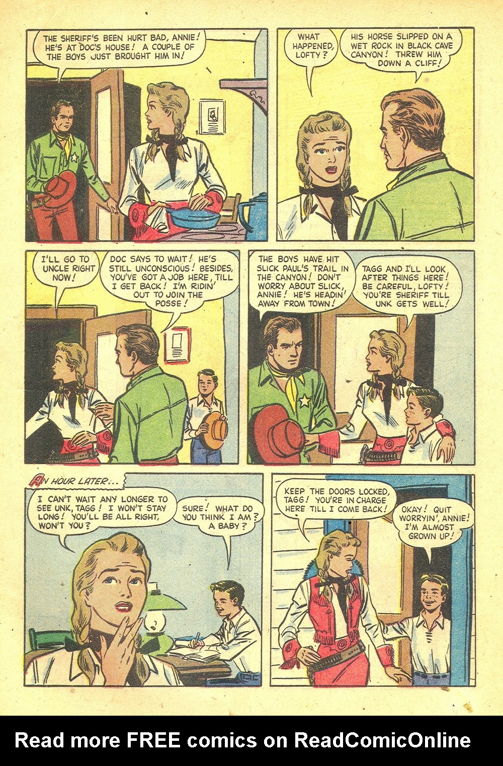 Read online Annie Oakley & Tagg comic -  Issue #4 - 5