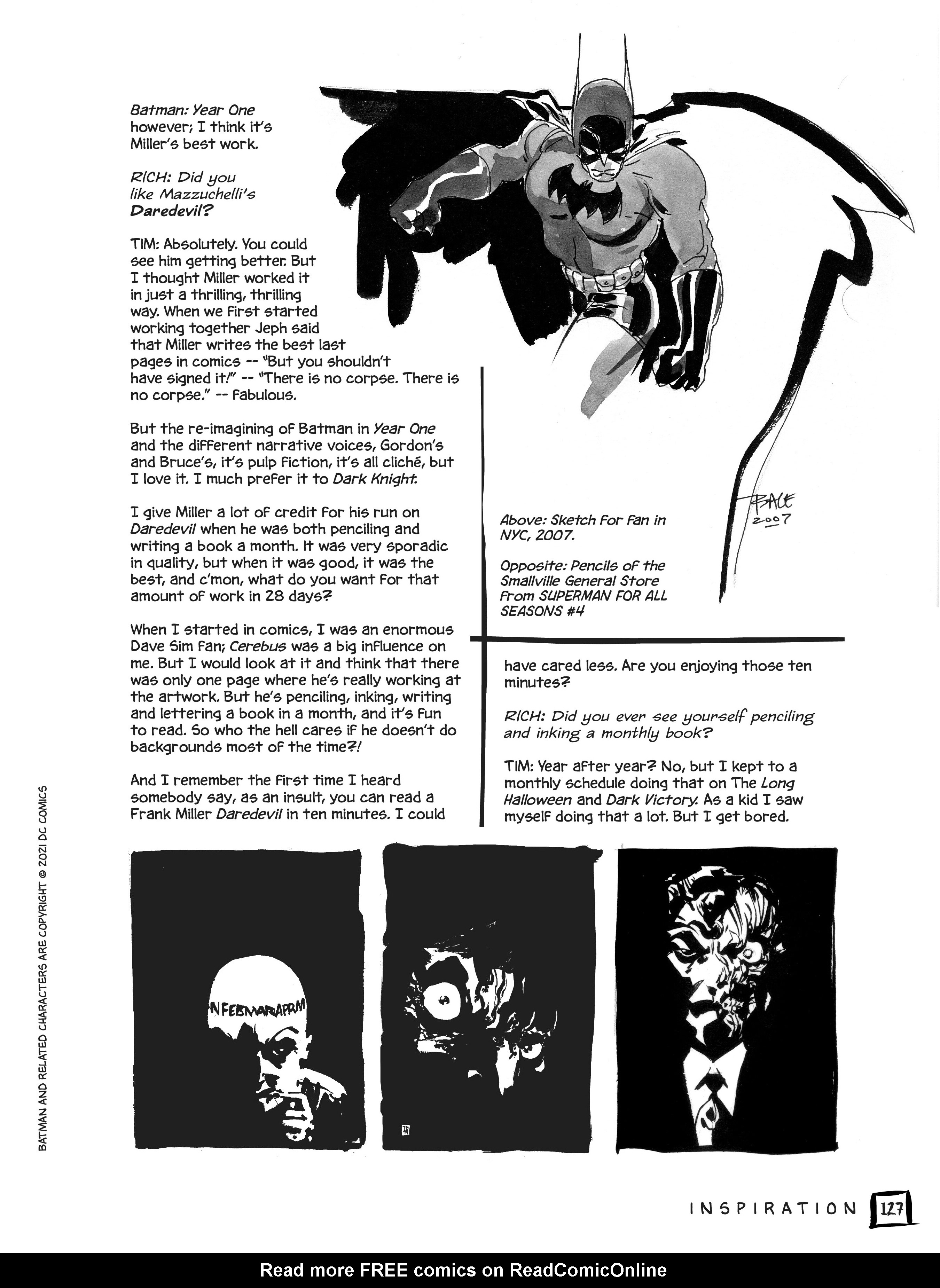 Read online Drawing Heroes in the Backyard: Tim Sale Black and White, Revised and Expanded comic -  Issue # TPB (Part 2) - 16