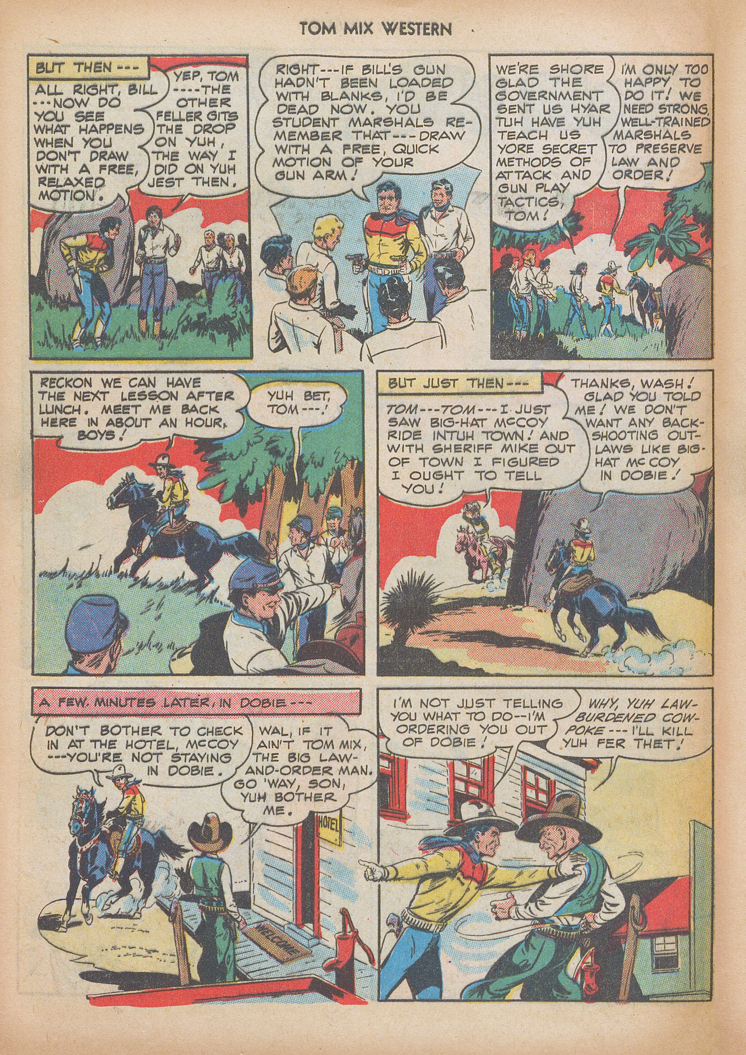Read online Tom Mix Western (1948) comic -  Issue #10 - 44