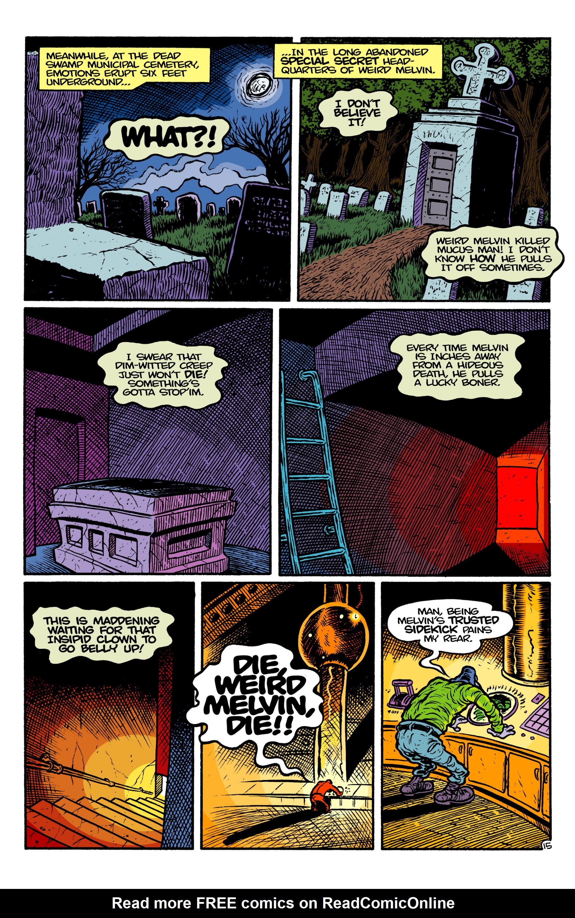 Read online Weird Melvin comic -  Issue #3 - 17
