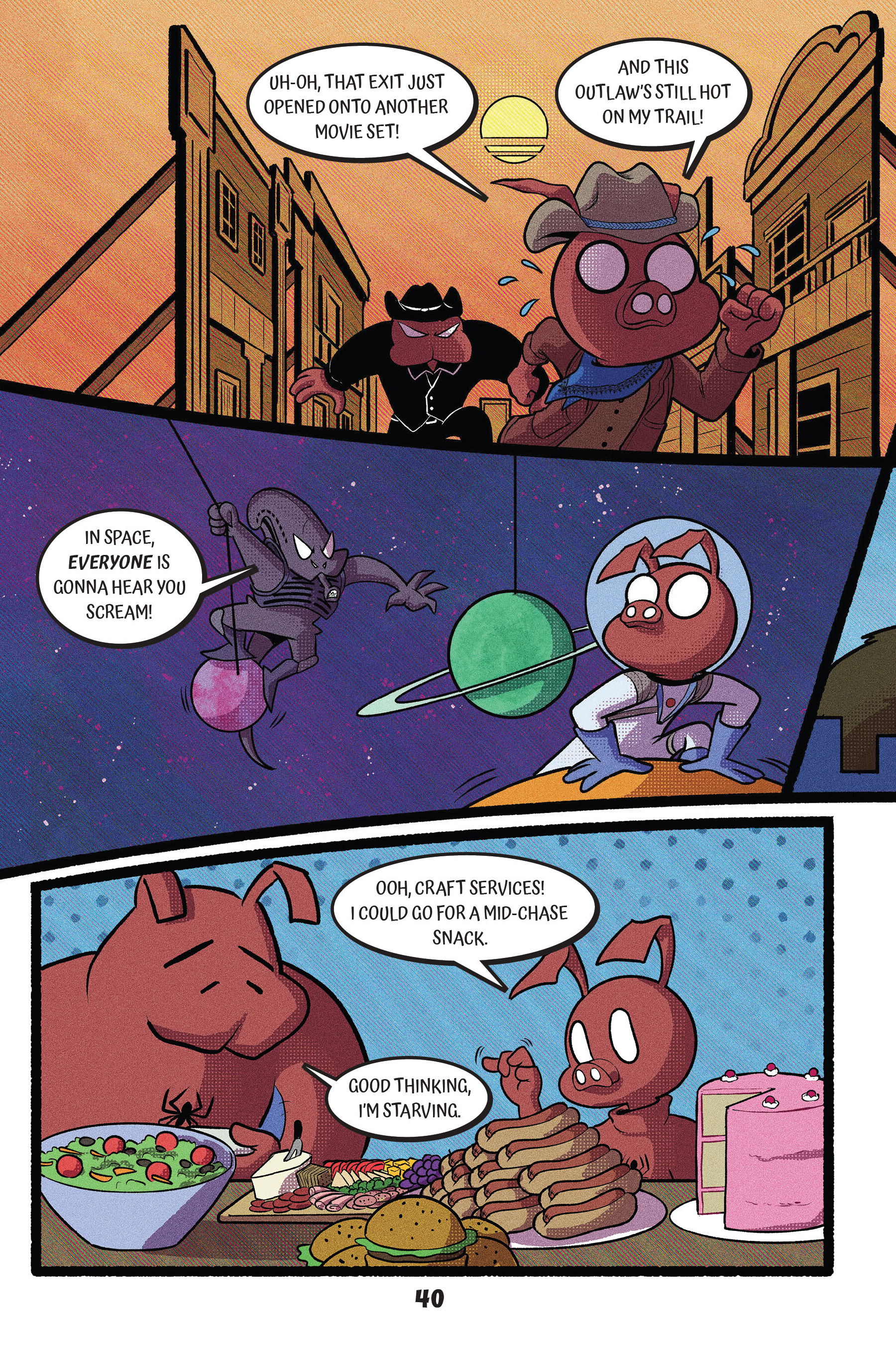 Read online Spider-Ham: Hollywood May-Ham comic -  Issue # TPB - 40