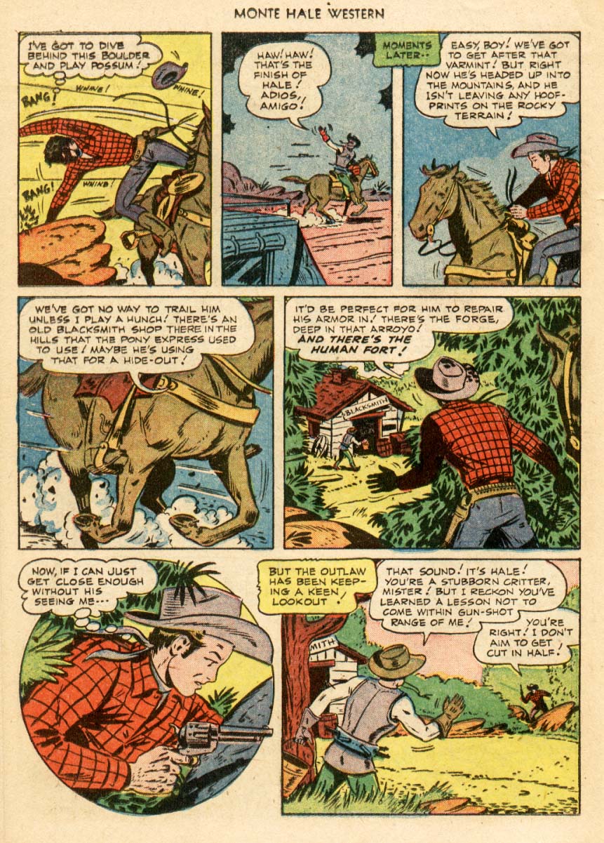 Read online Monte Hale Western comic -  Issue #58 - 25