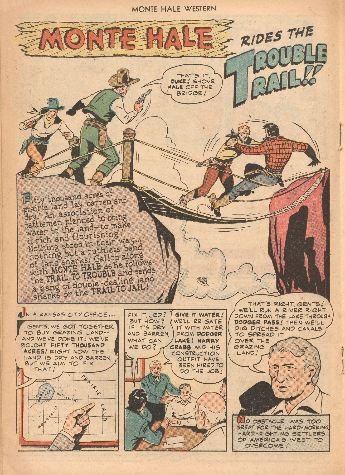 Read online Monte Hale Western comic -  Issue #43 - 26