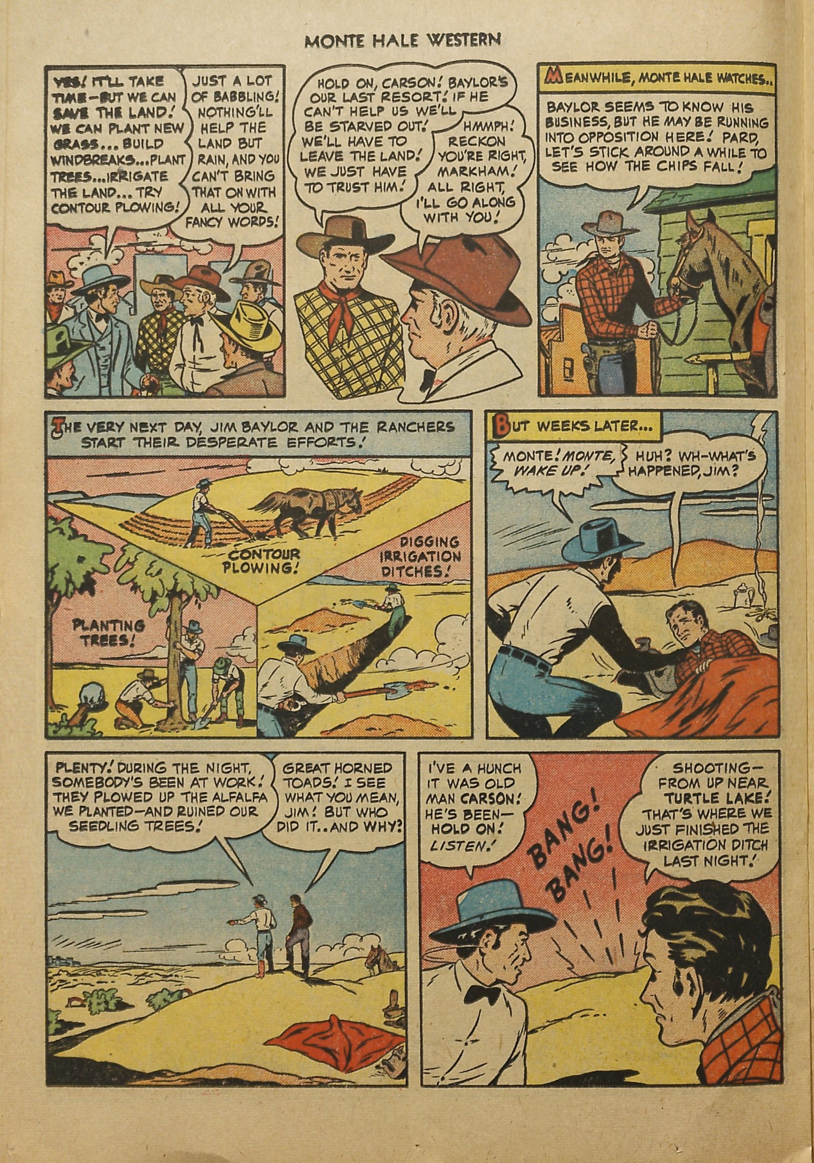 Read online Monte Hale Western comic -  Issue #52 - 28