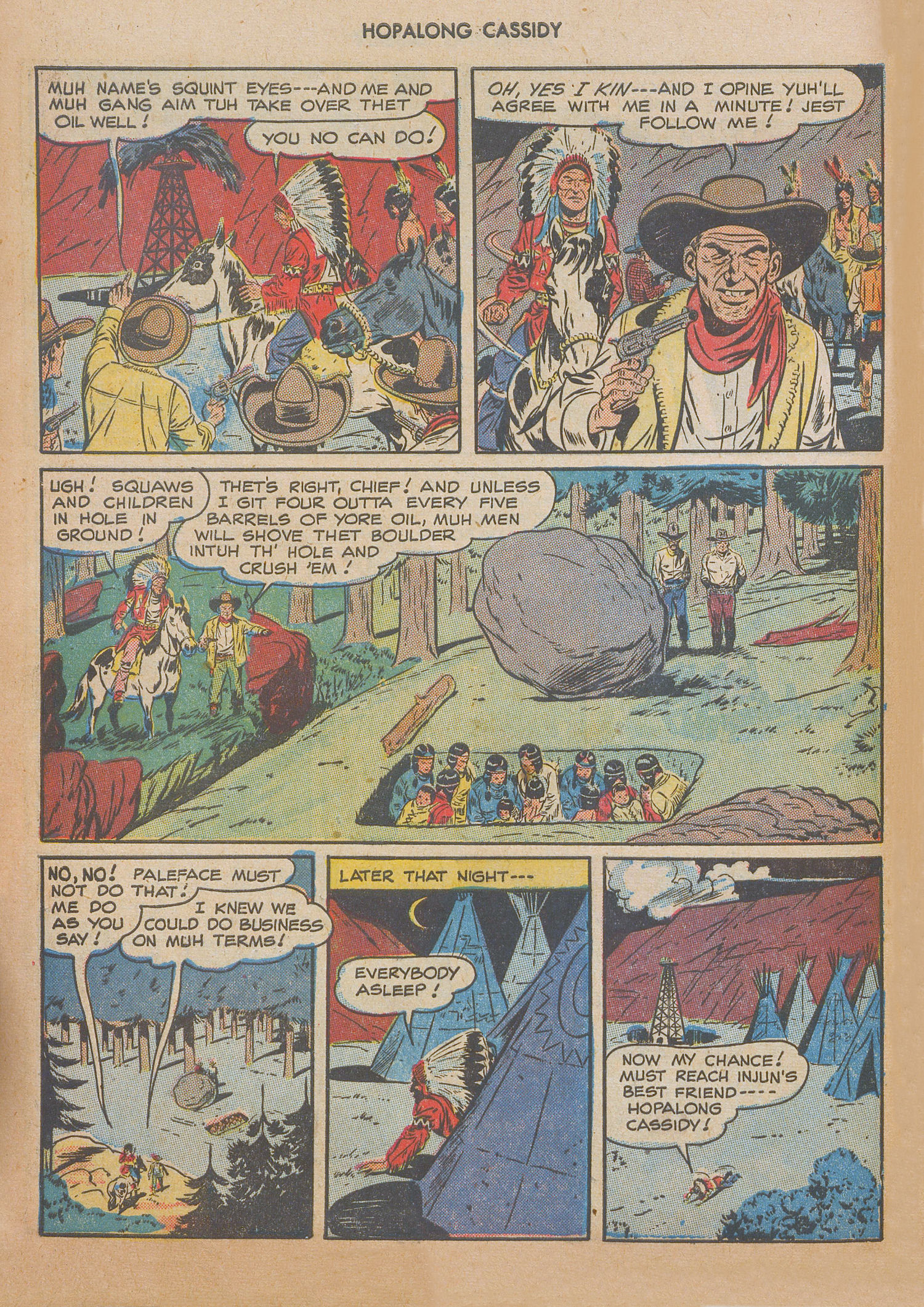 Read online Hopalong Cassidy comic -  Issue #25 - 6