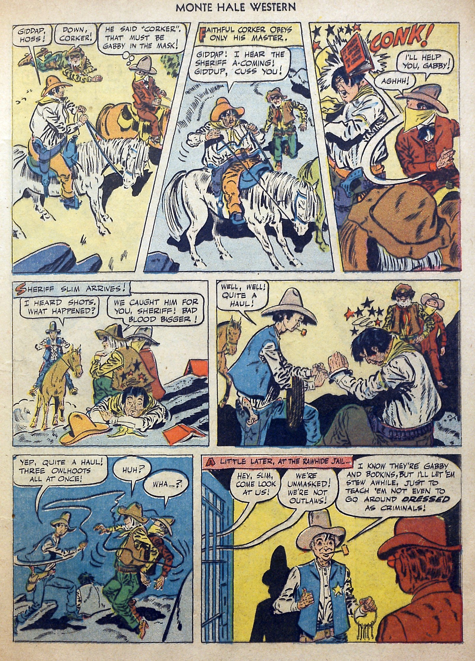 Read online Monte Hale Western comic -  Issue #46 - 17