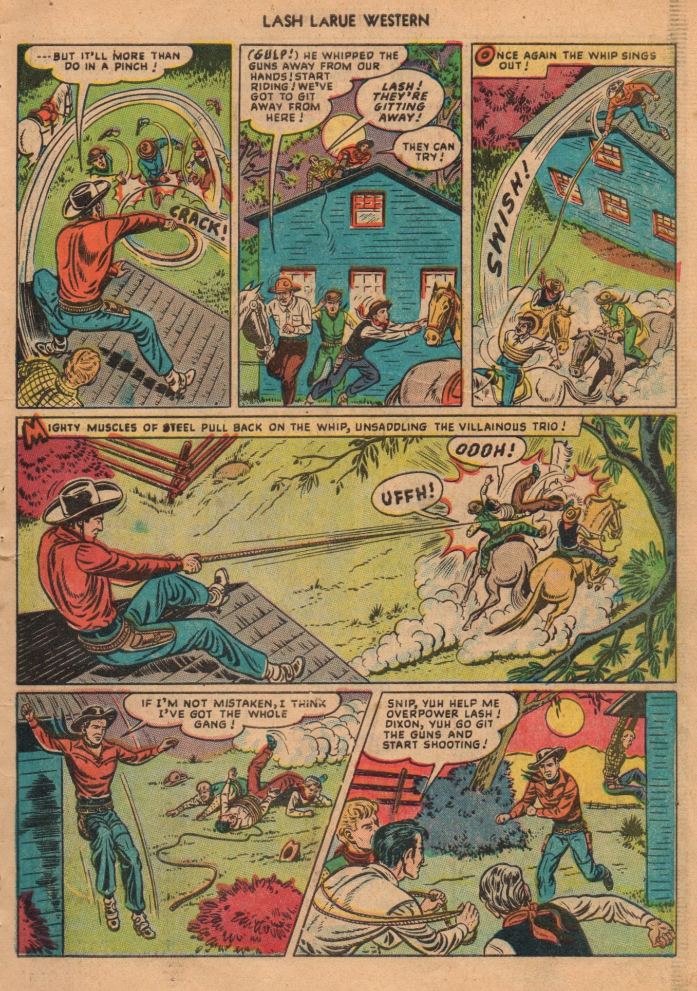 Read online Lash Larue Western (1949) comic -  Issue #1 - 11