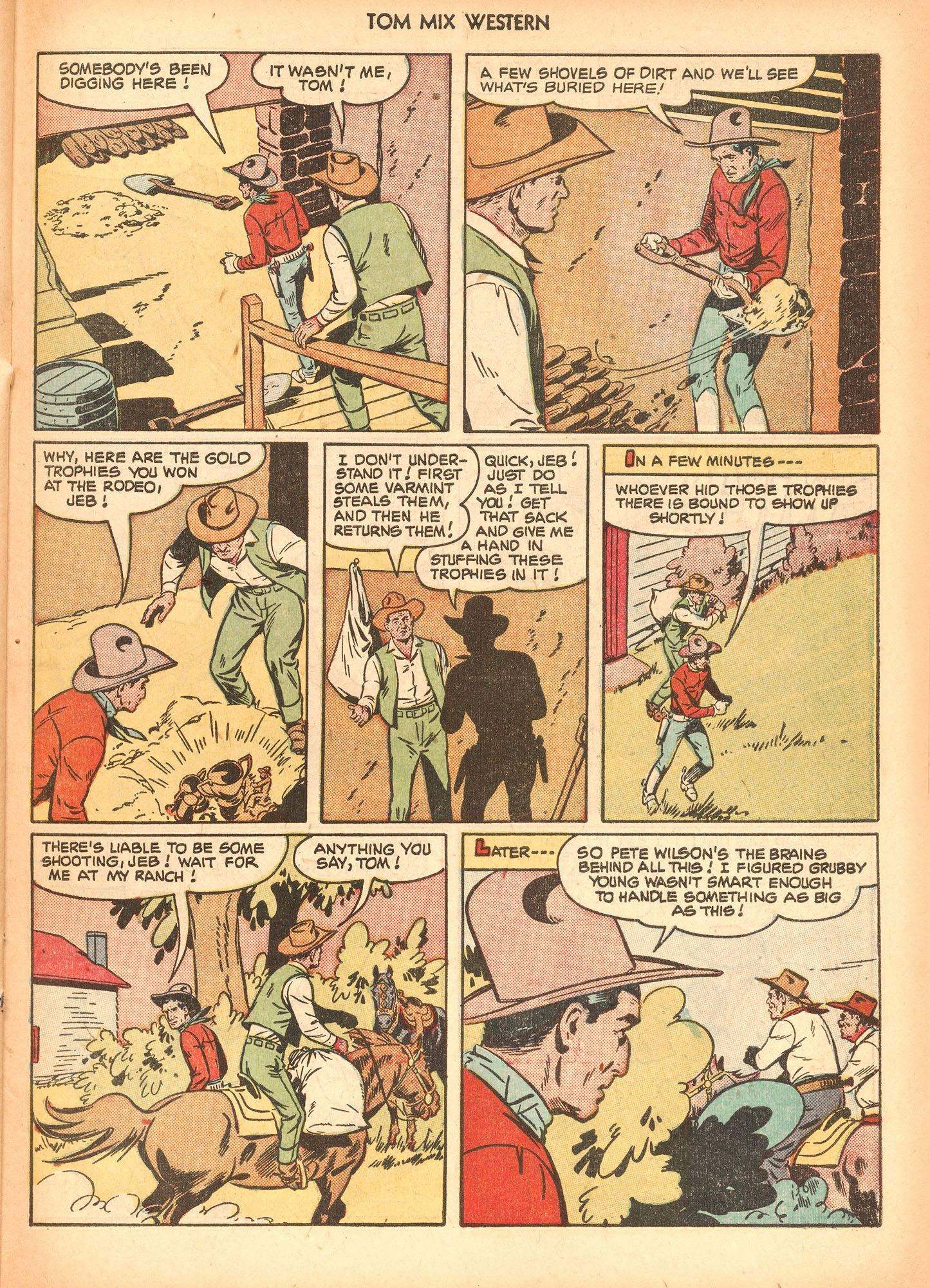Read online Tom Mix Western (1948) comic -  Issue #40 - 31