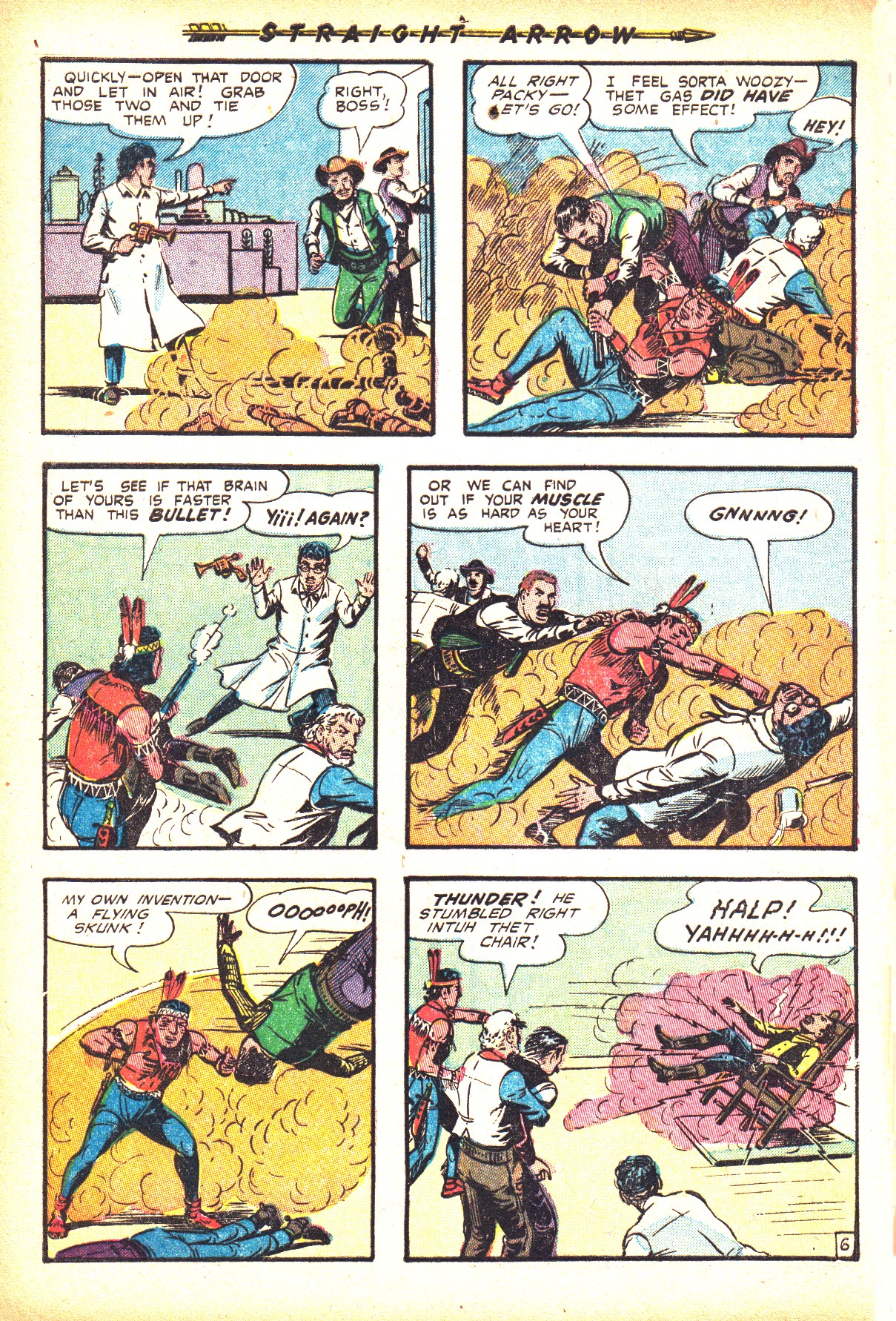 Read online Straight Arrow comic -  Issue #30 - 32