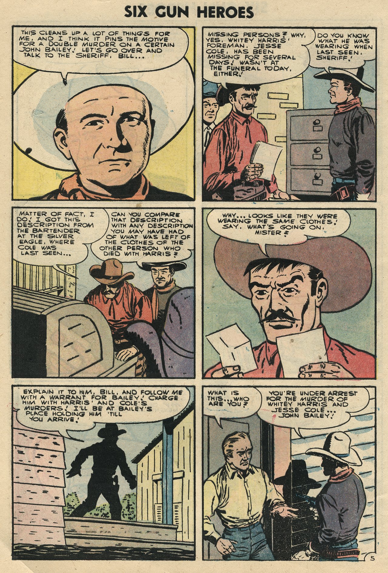 Read online Six-Gun Heroes comic -  Issue #36 - 8