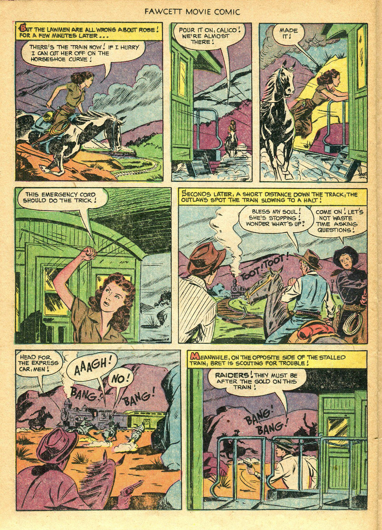 Read online Fawcett Movie Comic comic -  Issue #17 - 24