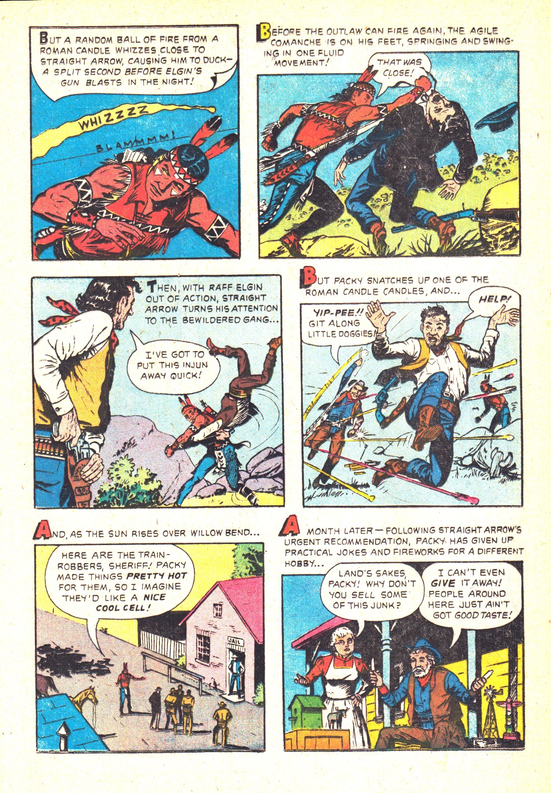 Read online Straight Arrow comic -  Issue #55 - 16