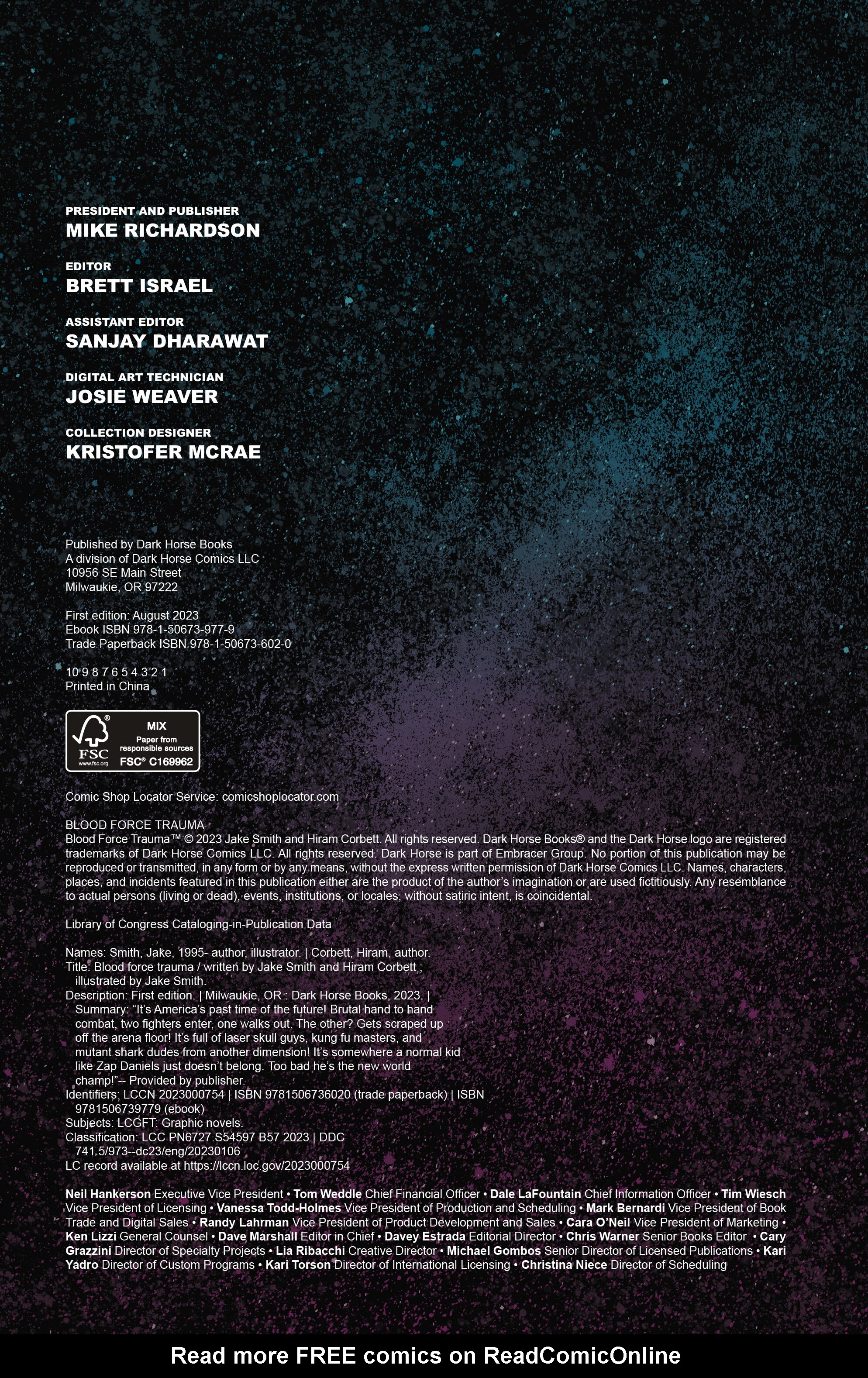 Read online Blood Force Trauma comic -  Issue # TPB - 6