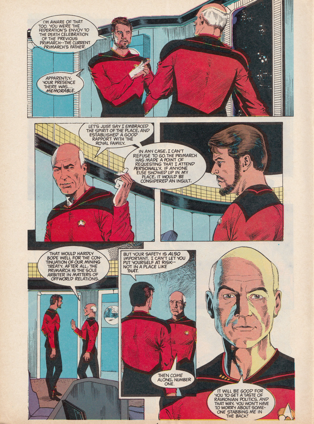 Read online Star Trek The Next Generation (1990) comic -  Issue #8 - 6