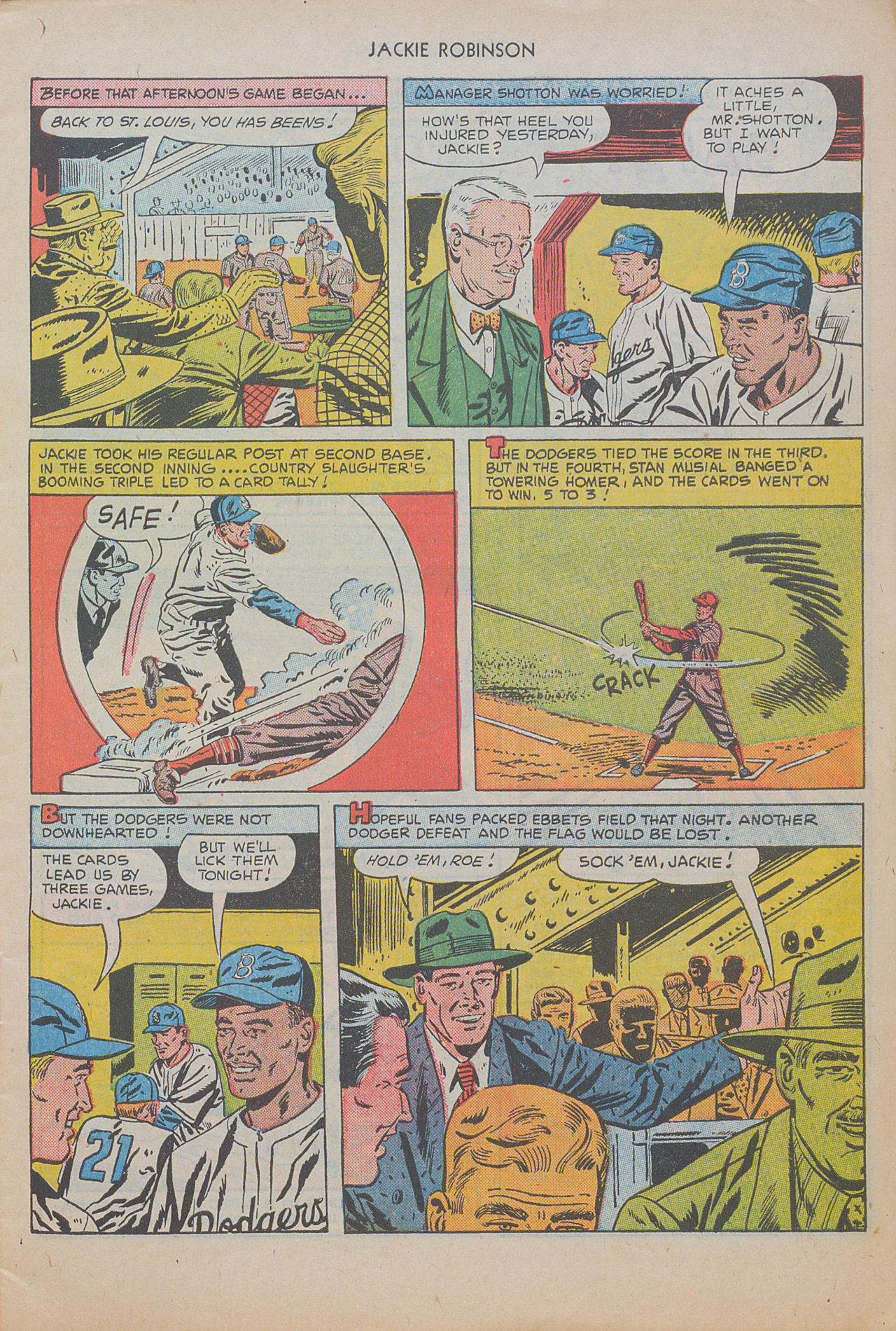 Read online Jackie Robinson comic -  Issue #5 - 7