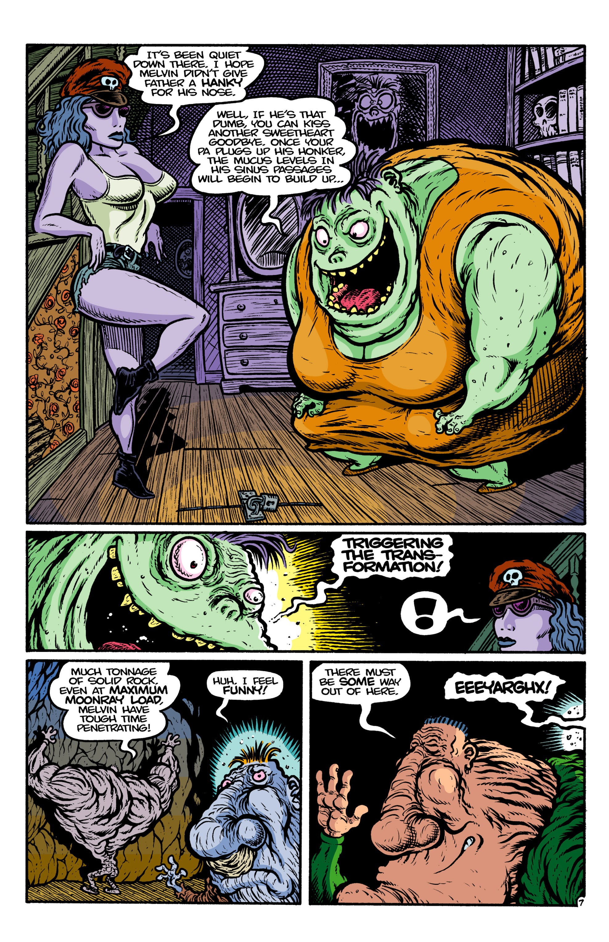 Read online Weird Melvin comic -  Issue #3 - 9