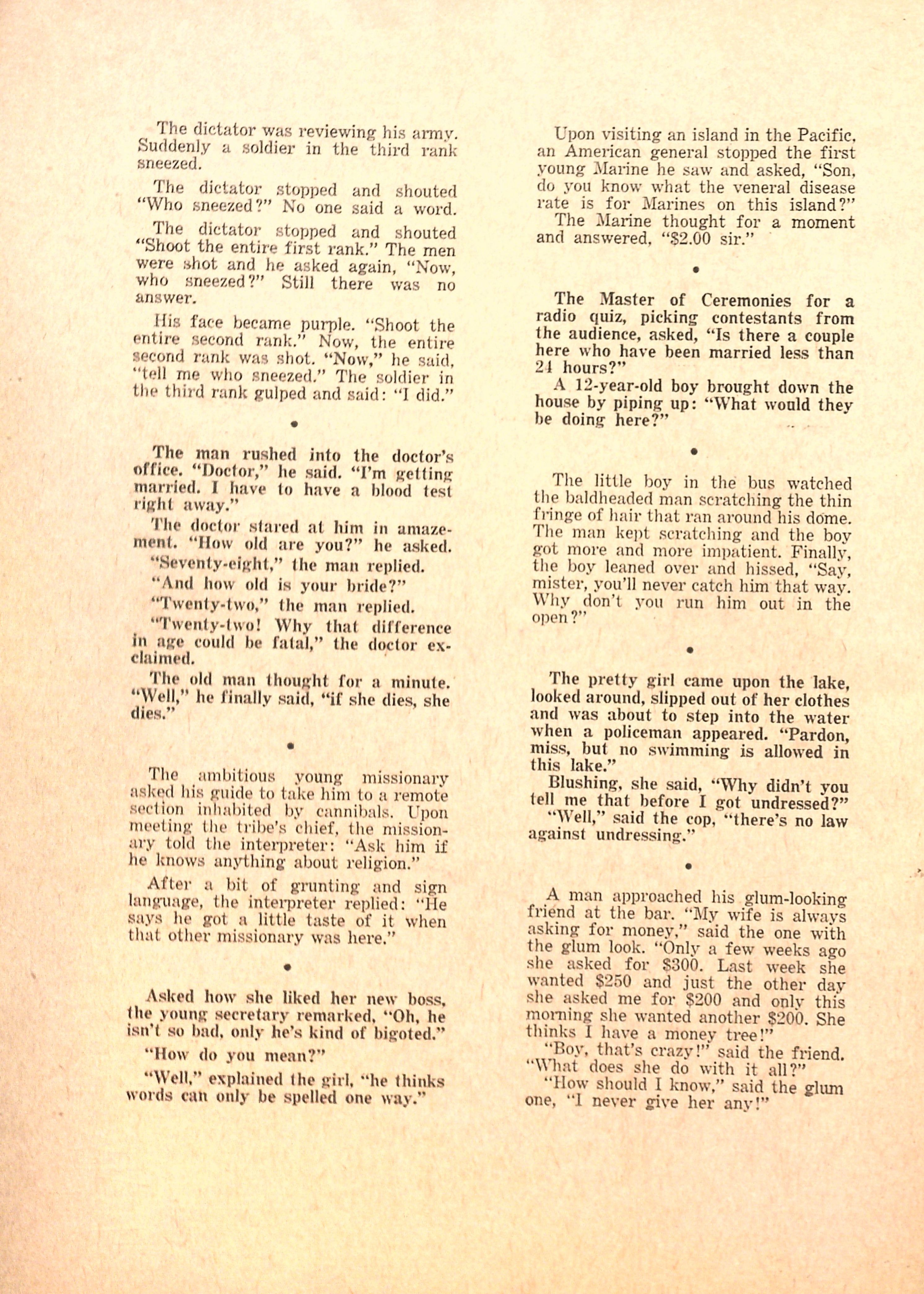 Read online Cartoons and Gags comic -  Issue #37 - 10