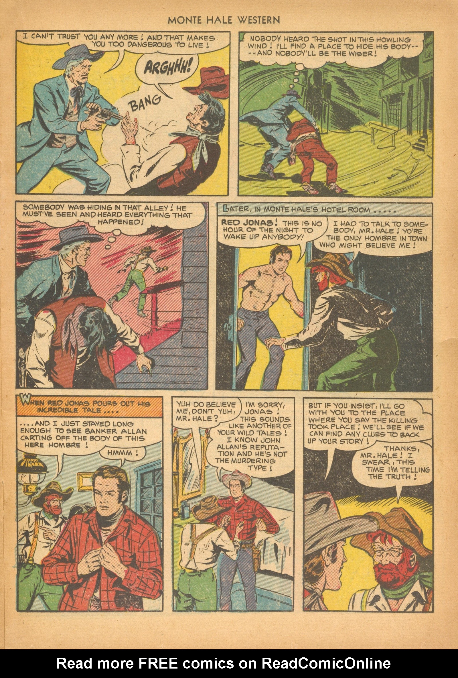 Read online Monte Hale Western comic -  Issue #75 - 17