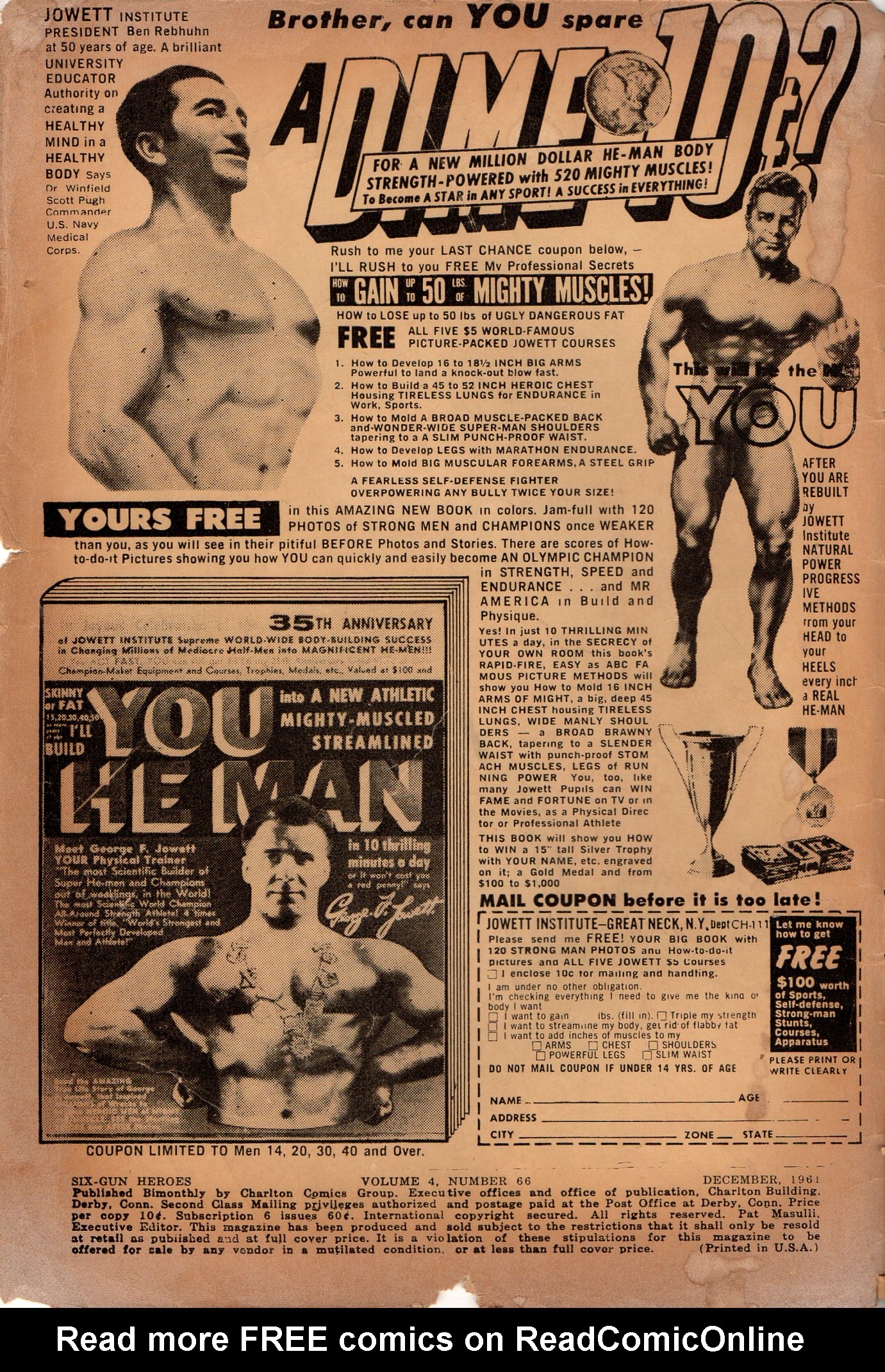 Read online Six-Gun Heroes comic -  Issue #66 - 2