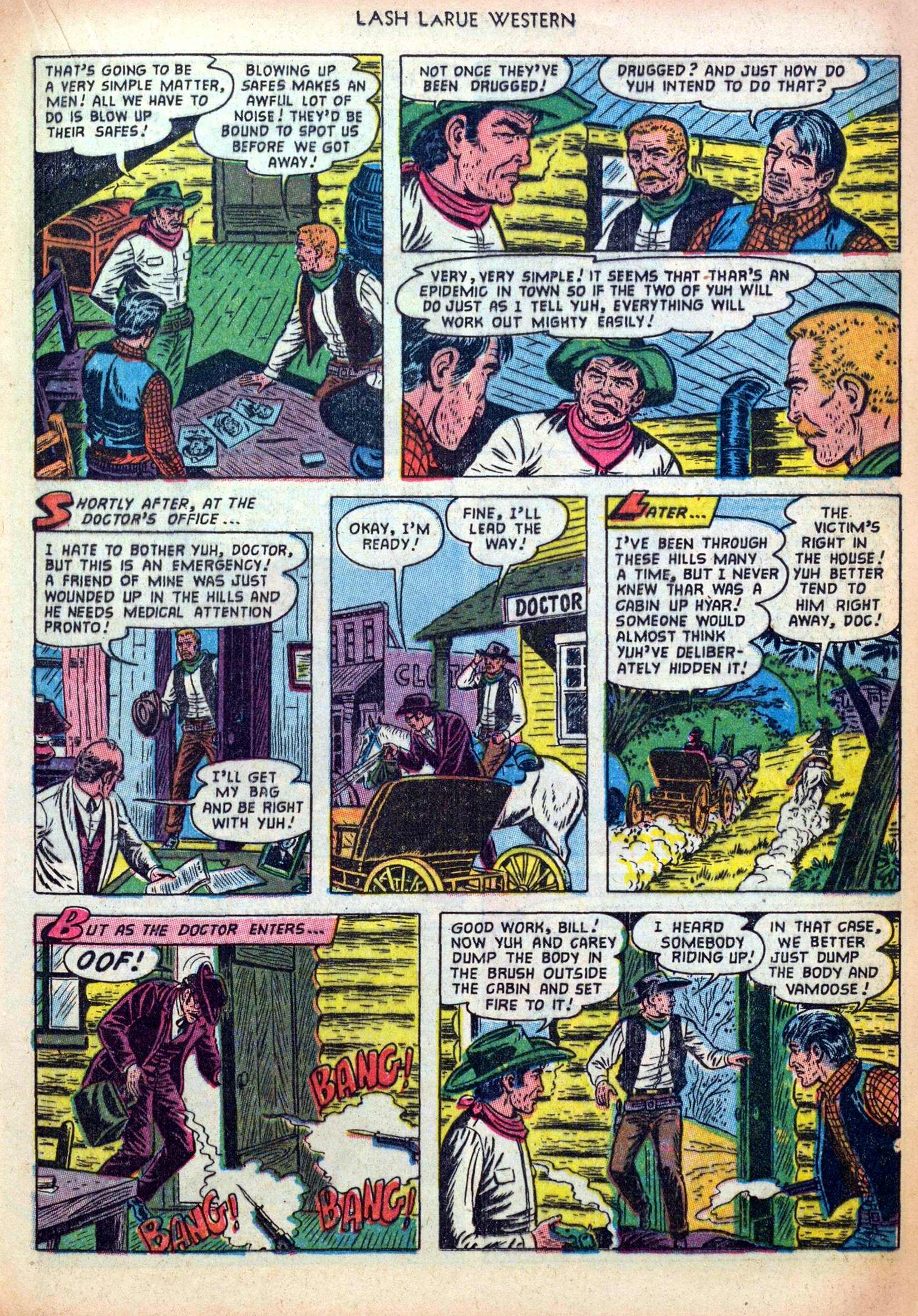 Read online Lash Larue Western (1949) comic -  Issue #38 - 17