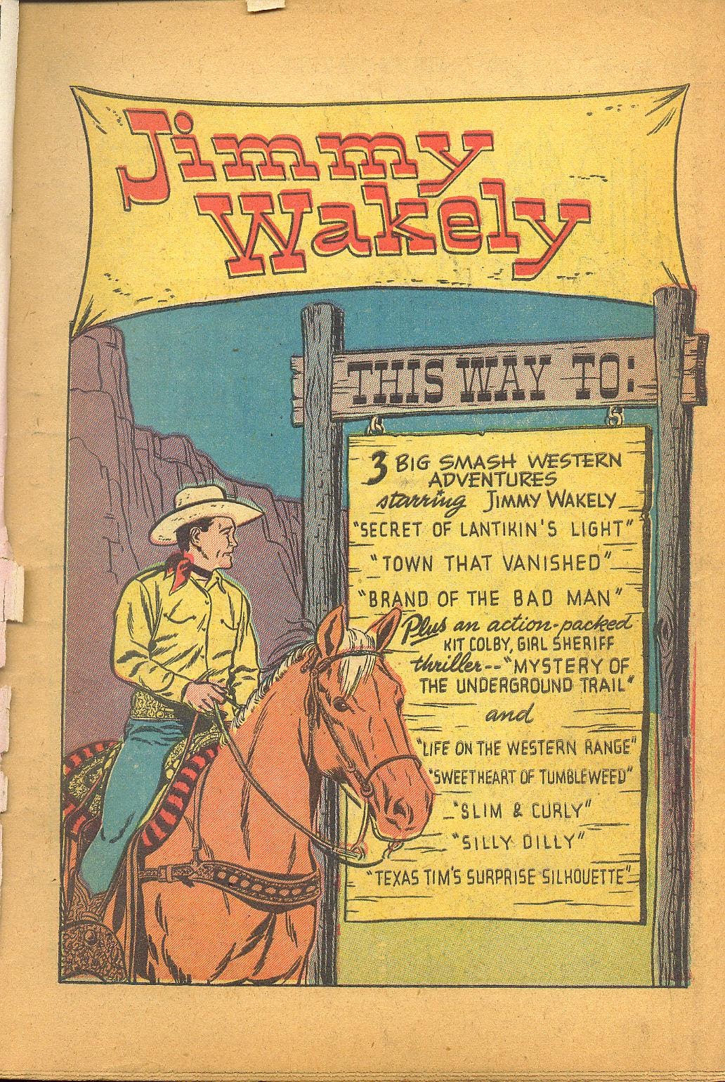 Read online Jimmy Wakely comic -  Issue #10 - 3