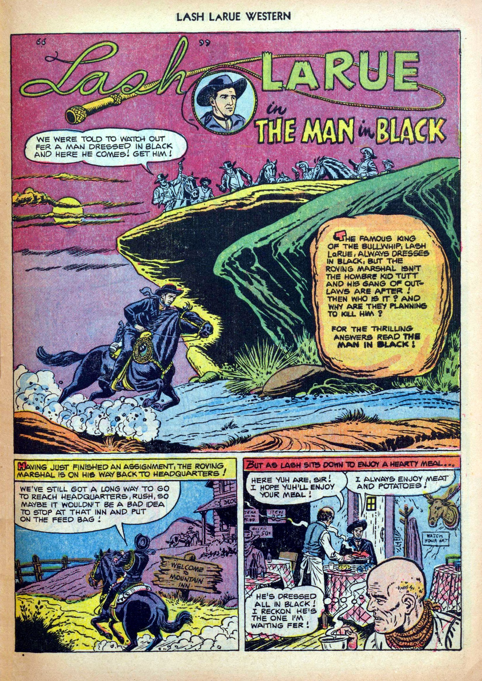 Read online Lash Larue Western (1949) comic -  Issue #31 - 27