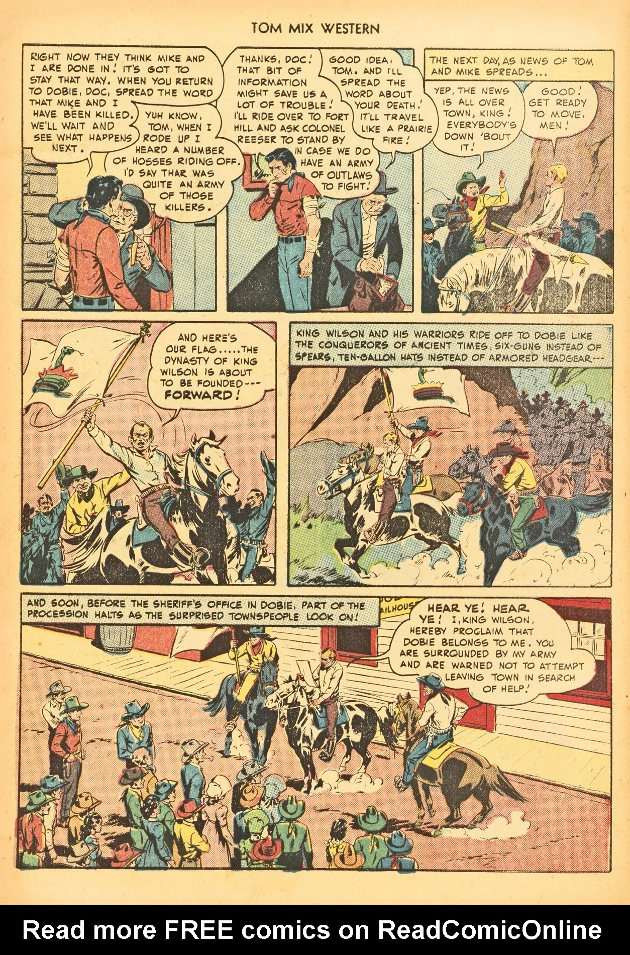 Read online Tom Mix Western (1948) comic -  Issue #21 - 20