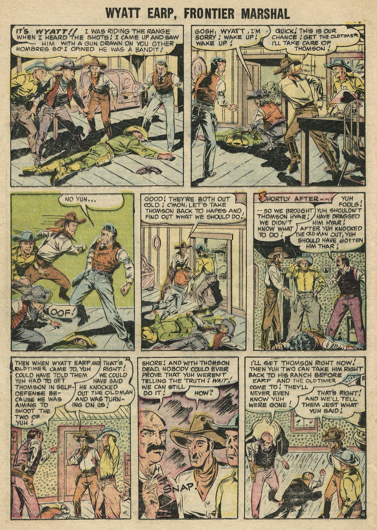 Read online Wyatt Earp Frontier Marshal comic -  Issue #12 - 16