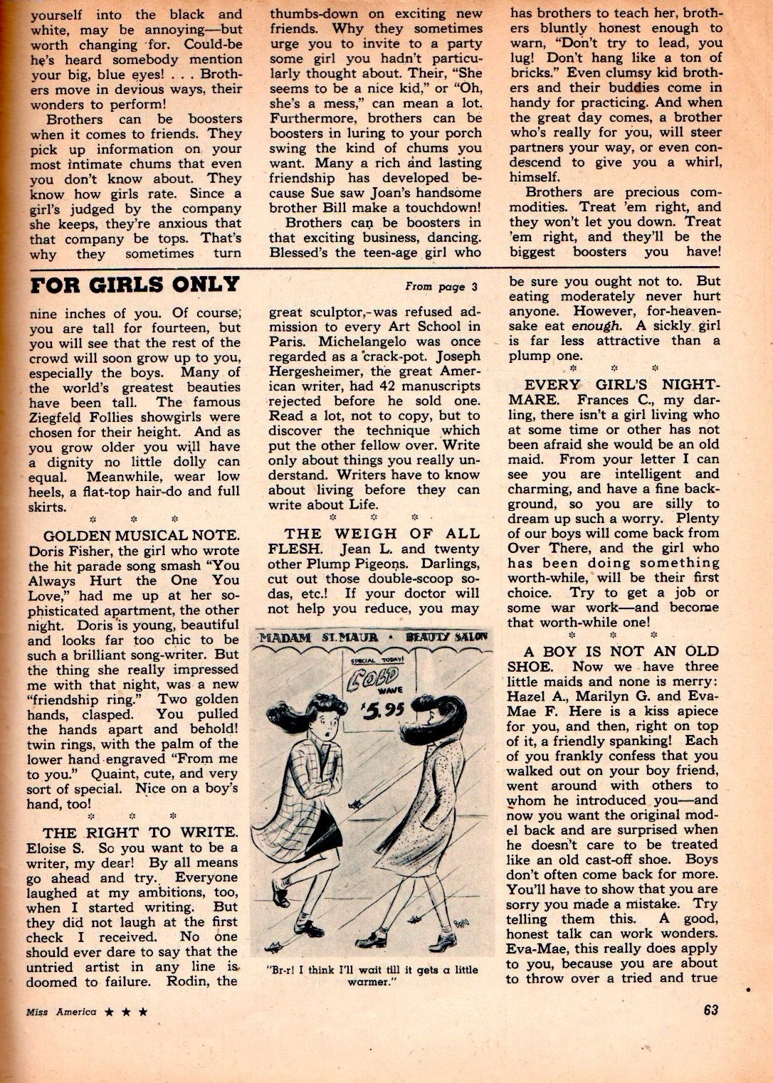 Read online Miss America Magazine comic -  Issue #5 - 63