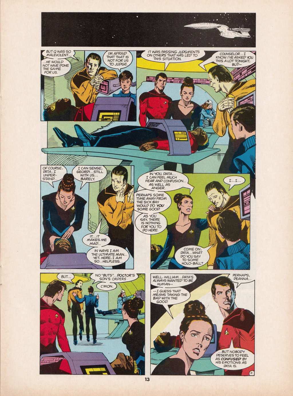 Read online Star Trek The Next Generation (1990) comic -  Issue #6 - 13