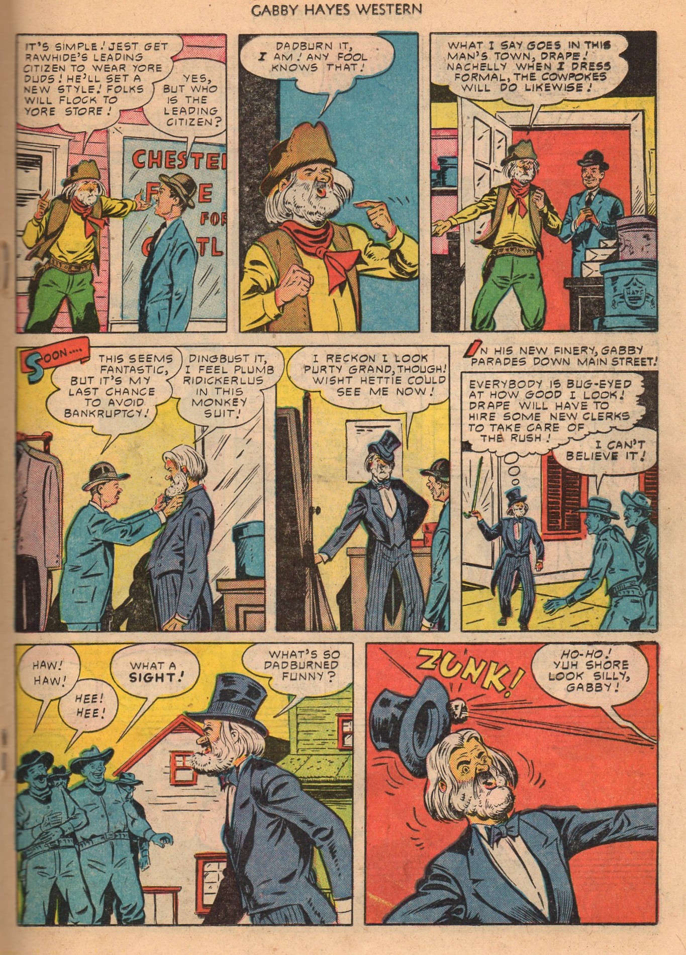 Read online Gabby Hayes Western comic -  Issue #21 - 27