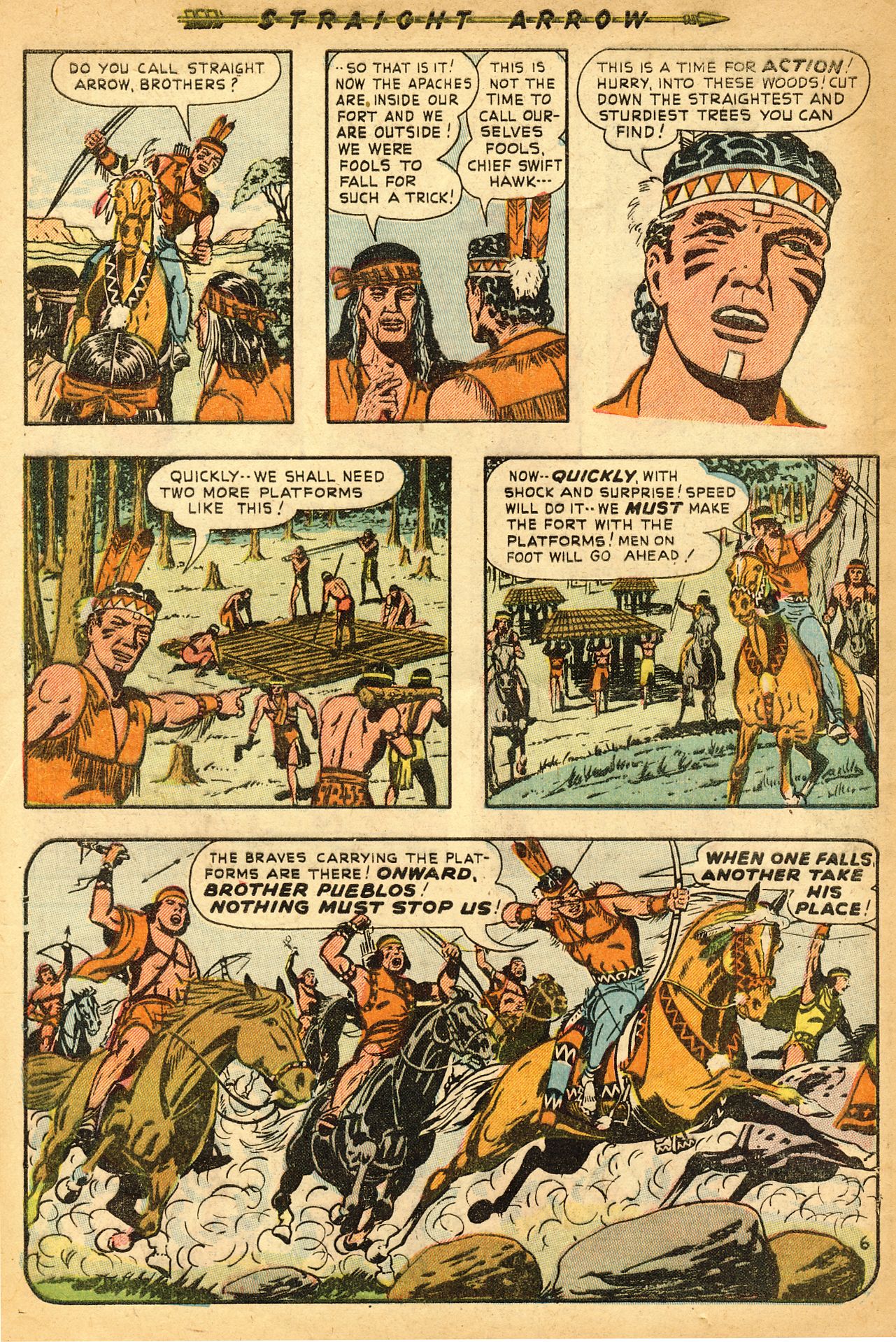 Read online Straight Arrow comic -  Issue #9 - 32
