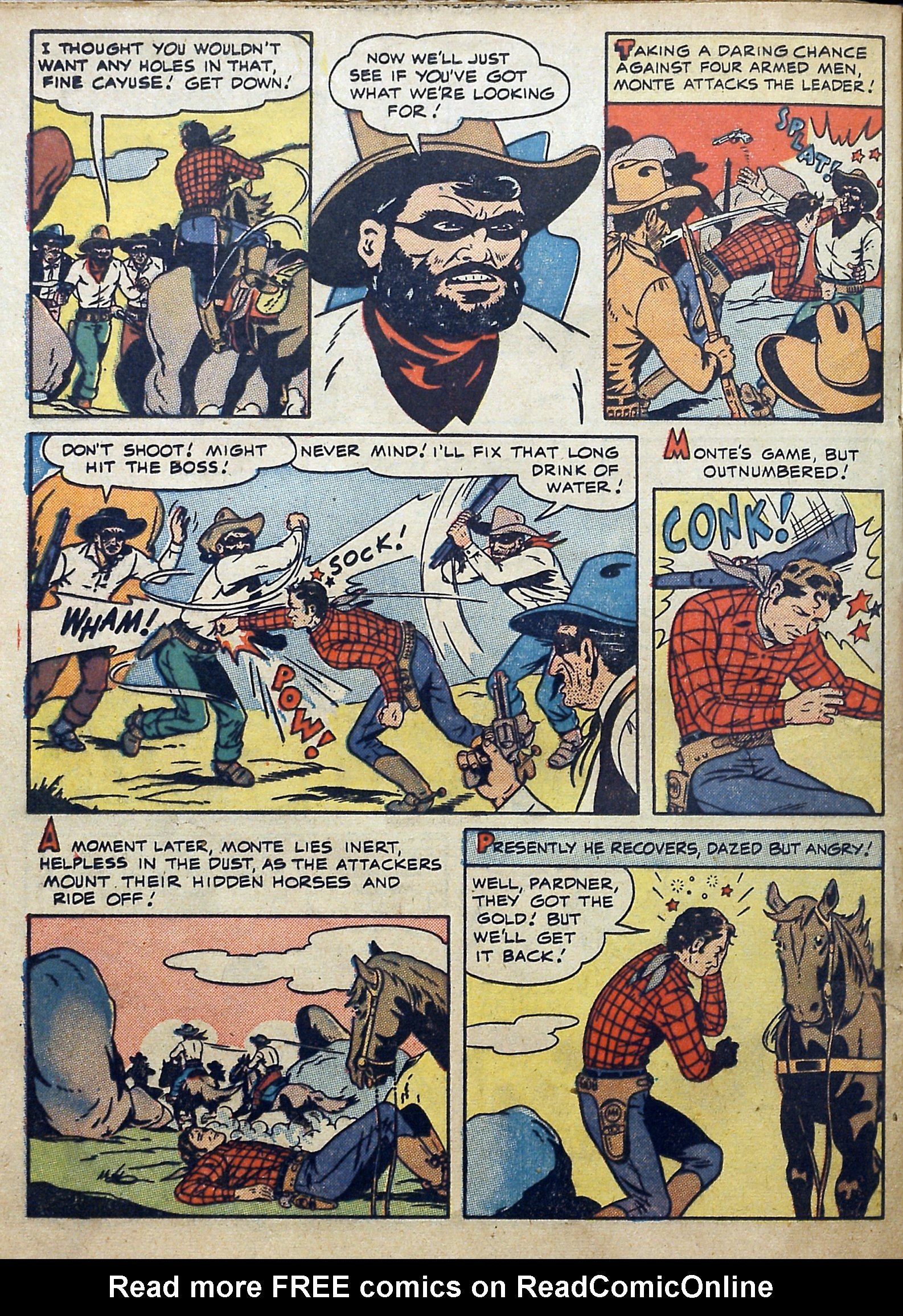 Read online Monte Hale Western comic -  Issue #46 - 28