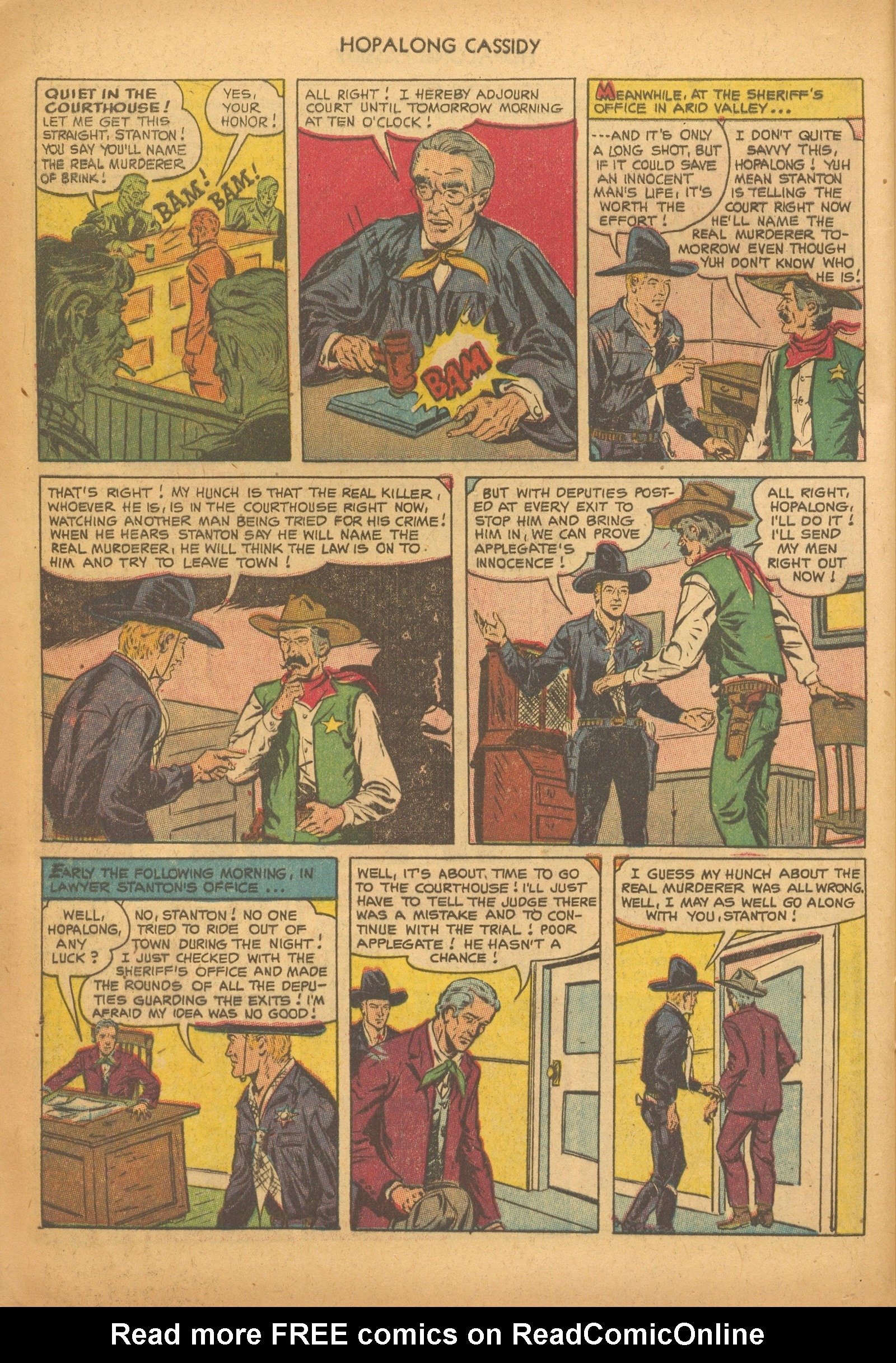 Read online Hopalong Cassidy comic -  Issue #78 - 28