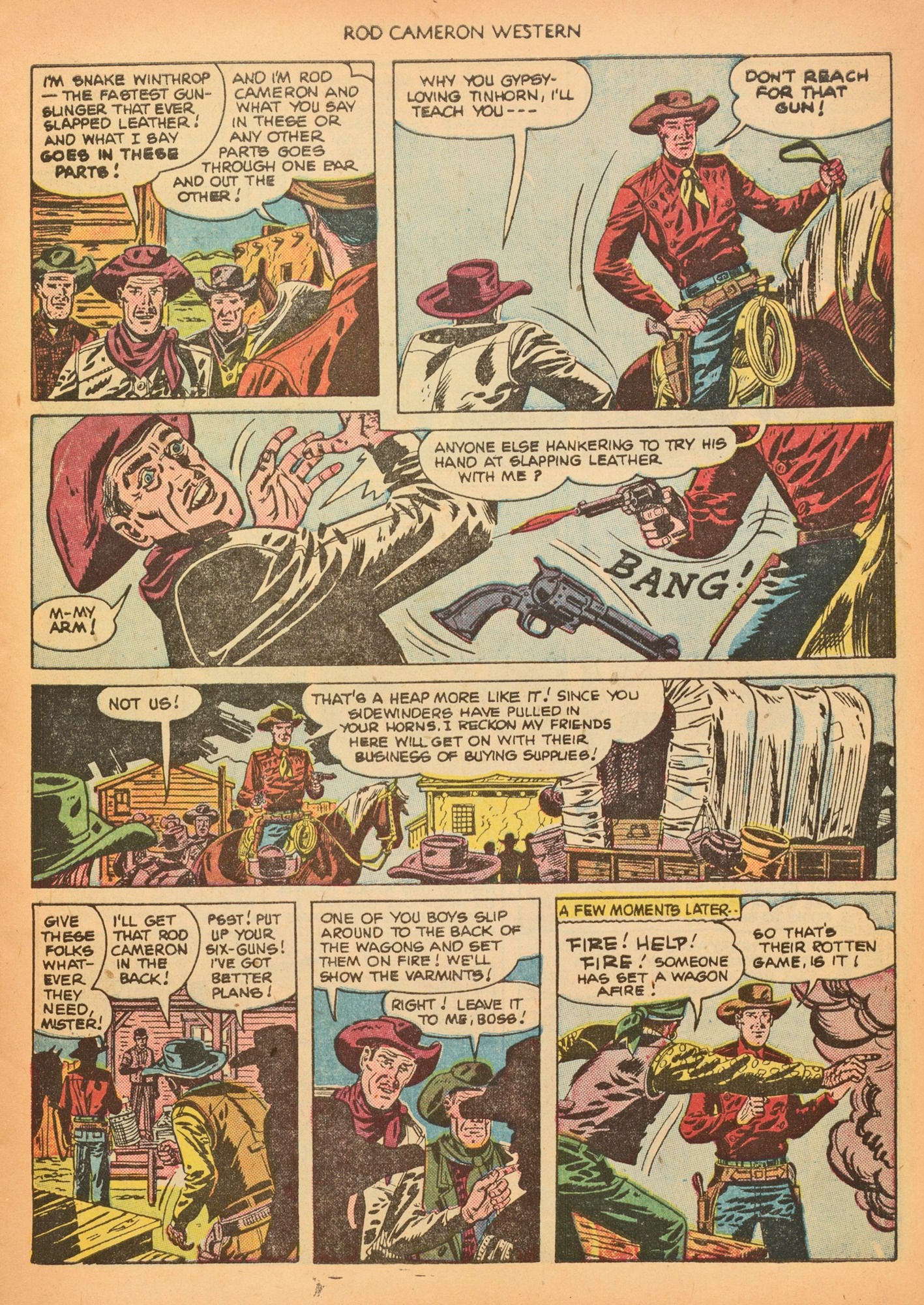 Read online Rod Cameron Western comic -  Issue #9 - 7