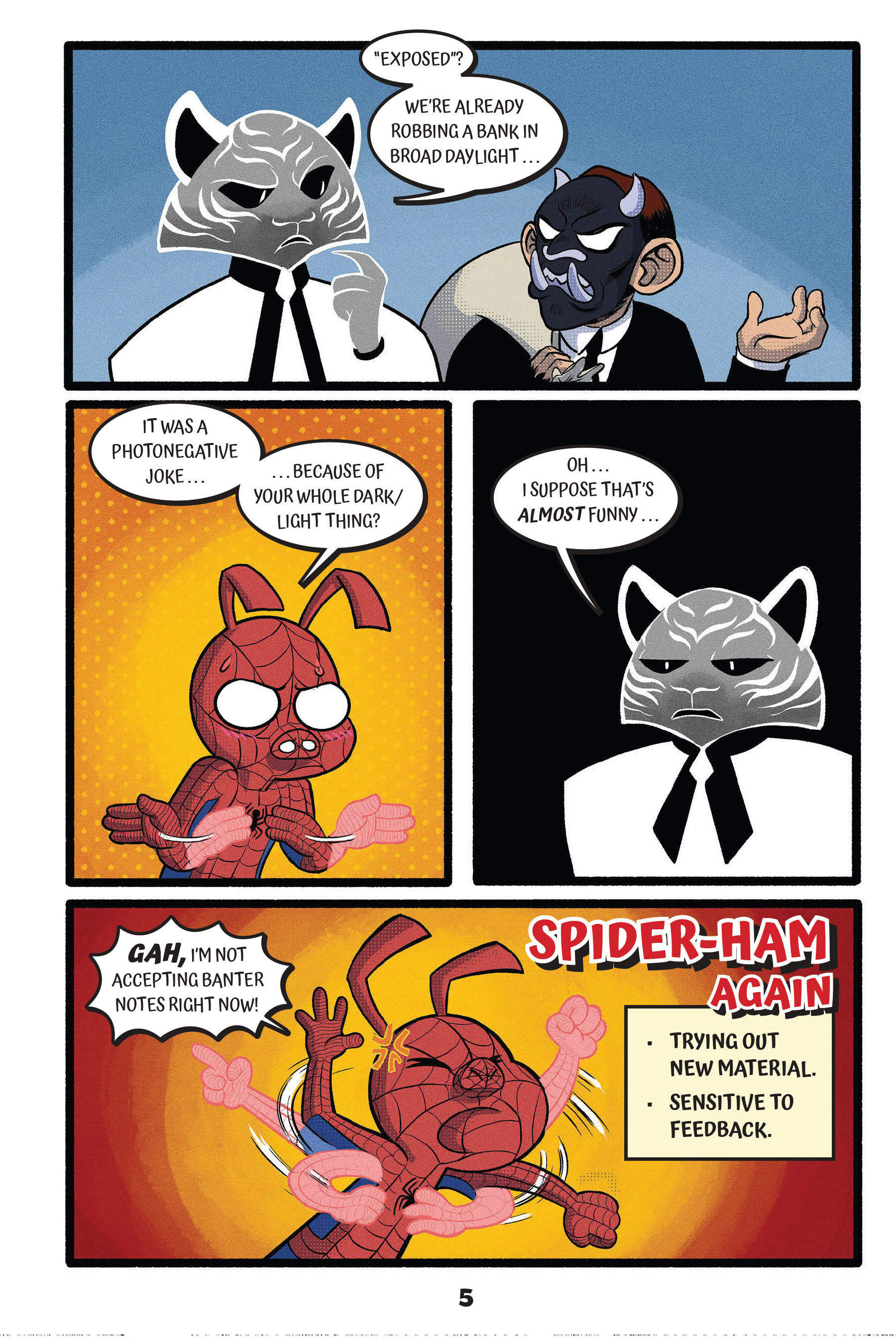 Read online Spider-Ham: Hollywood May-Ham comic -  Issue # TPB - 8