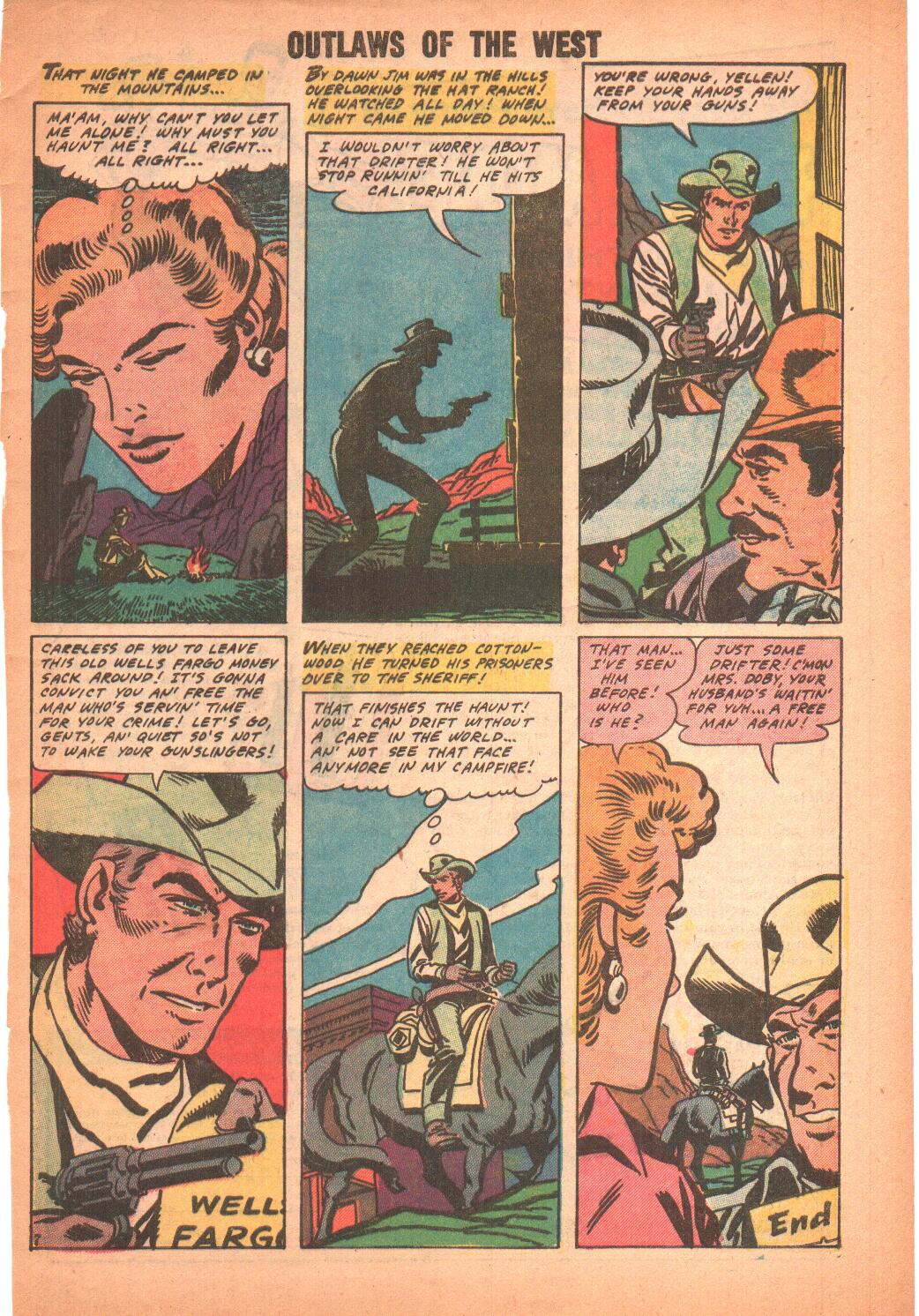 Read online Outlaws of the West comic -  Issue #21 - 34